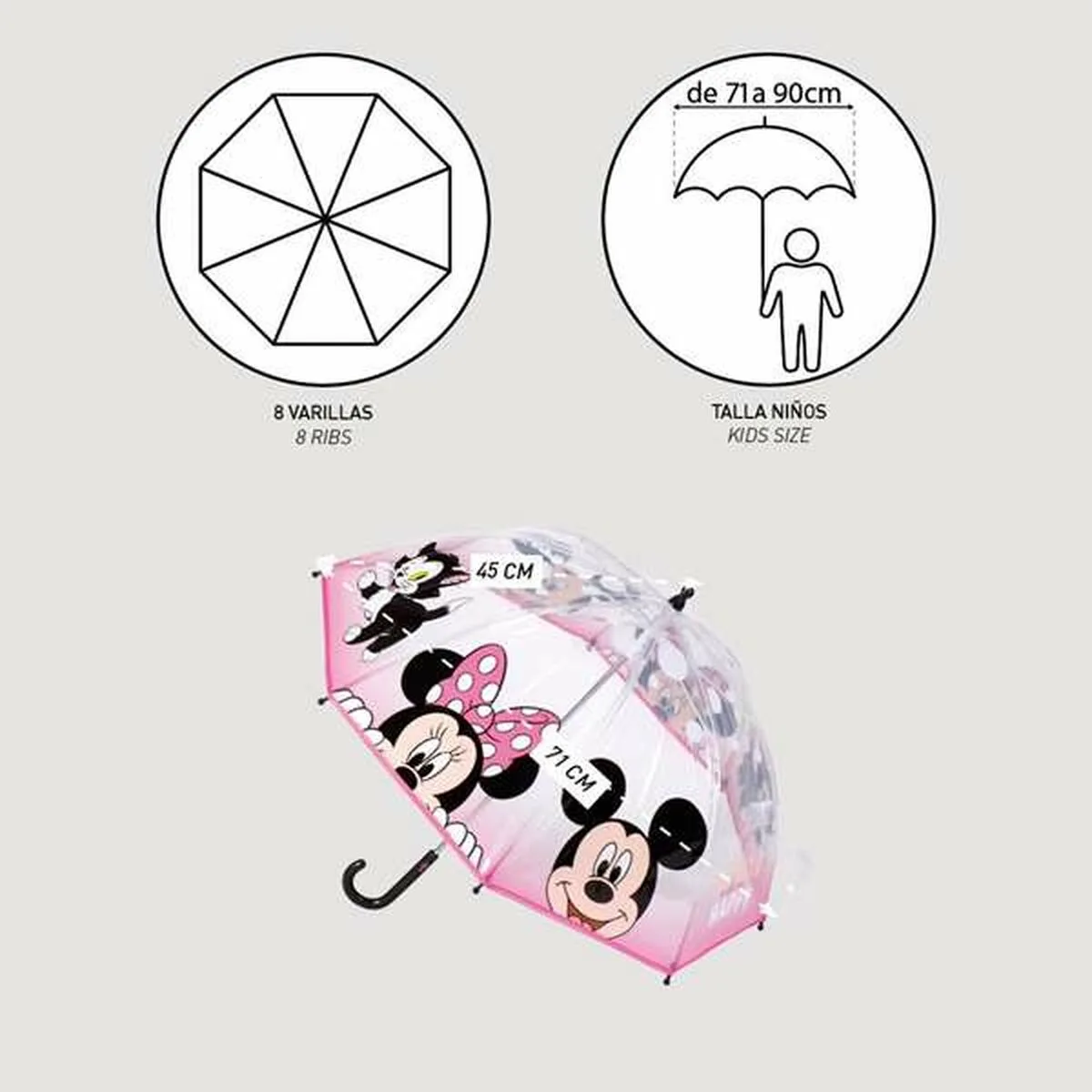 Parapluie minnie mouse o 71 cm 45cm s243050899 Parapluie minnie mouse o 71 cm 45cm s243050899. Diaytar, c'est le refuge des amoureux du beau et de l'utile, un sanctuaire dédié au produit parfait.