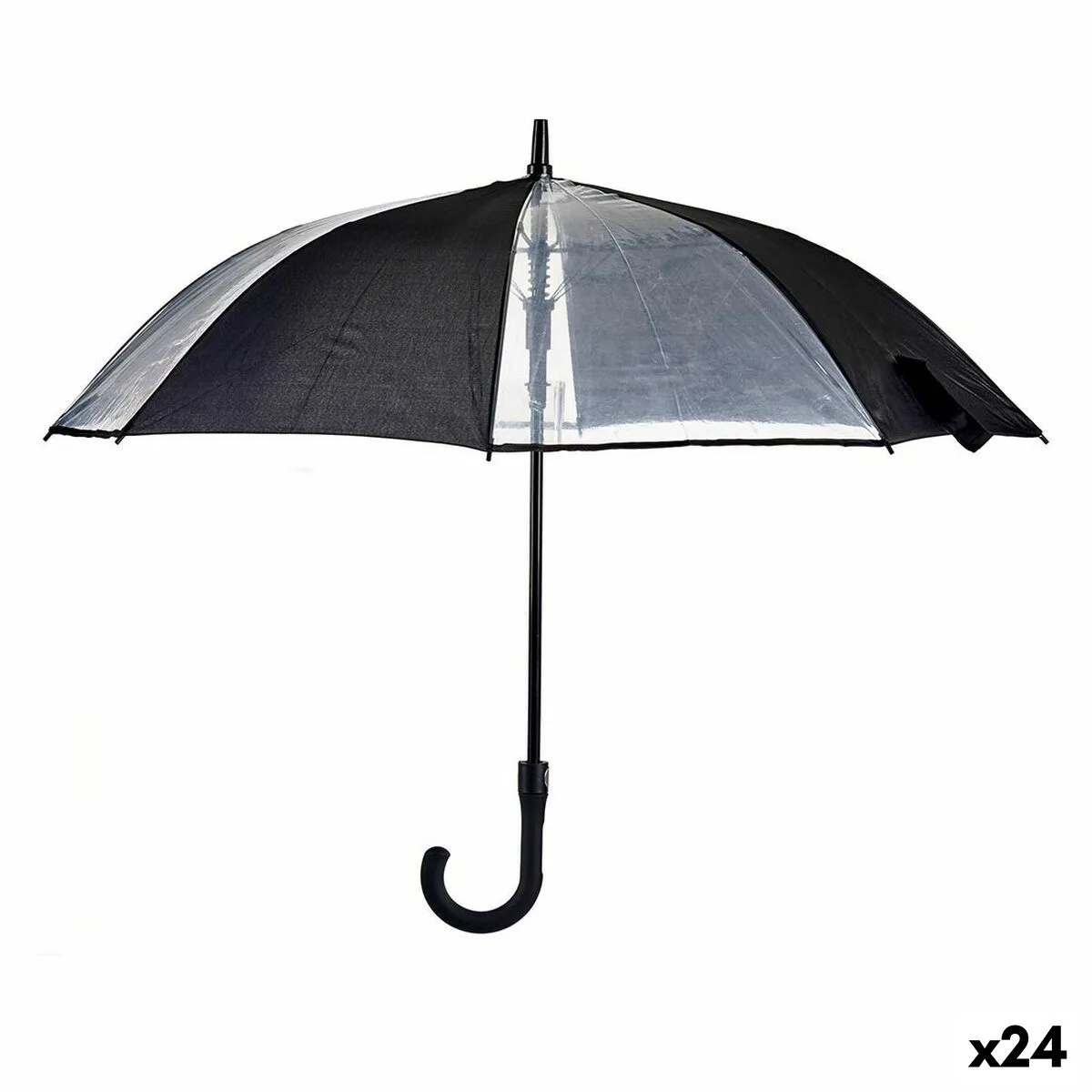 Parapluie noir transparent metal tissu 96 x 96 x 84 5 cm 24 unites s362580379. Diaytar, le reflect de vos envies multiples : une gamme de produits soigneusement composée pour sa diversité et sa pertinence