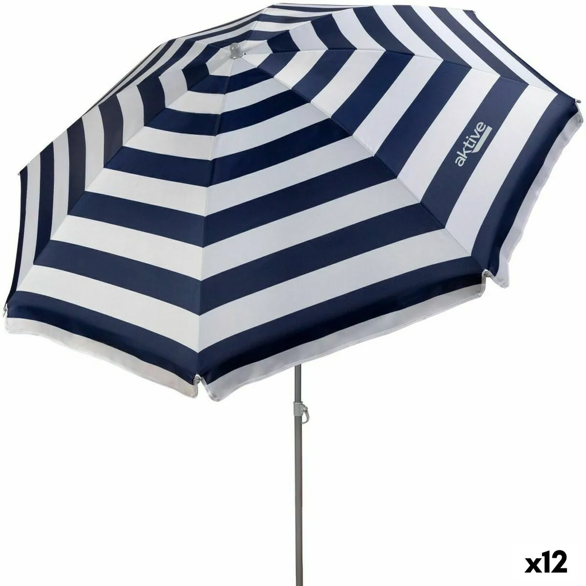 Parasol aktive bleu blanc 180 x 185 x 180 cm acier tissu oxford 12 unites s890107916. La promesse Diaytar : une sélection rigoureuse de produits généraux où la tendance et la durabilité vont de pair