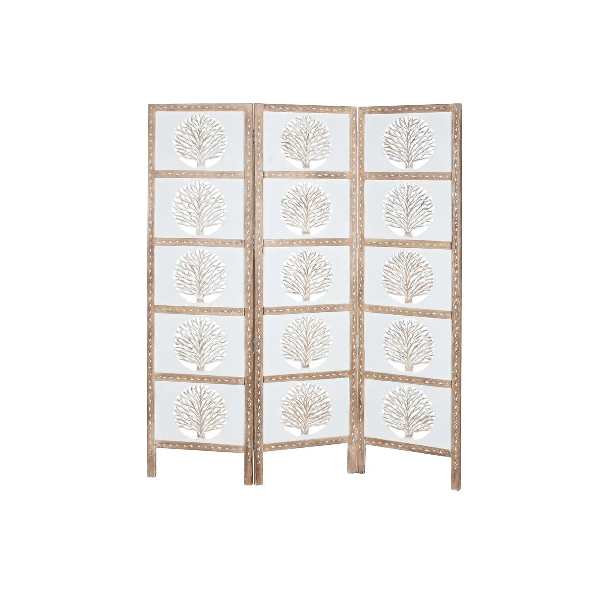 Paravent home esprit blanc naturel bois de manguier bois mdf 153 x 2 3 x 182 cm s306172364. Diaytar réinvente votre quotidien avec des objets déco pleins de charme.
