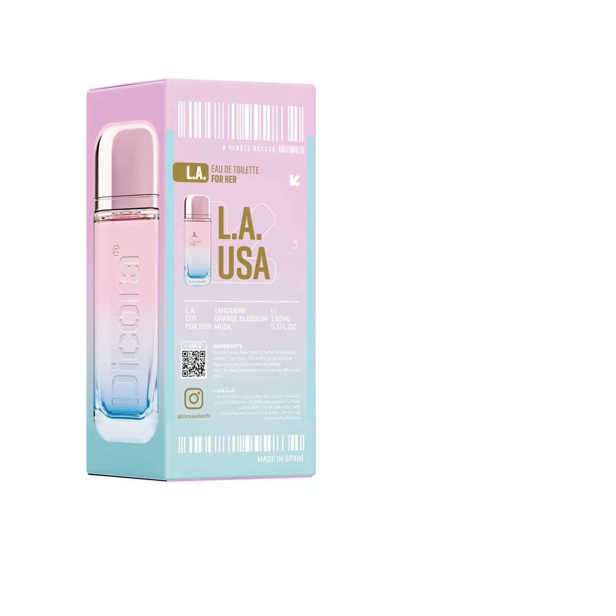 Parfum femme dicora urban fit los angeles edt 150 ml s452109140. Diaytar : Votre guide shopping pour une sélection exigeante de produits tendance, technologiques et domestiques
