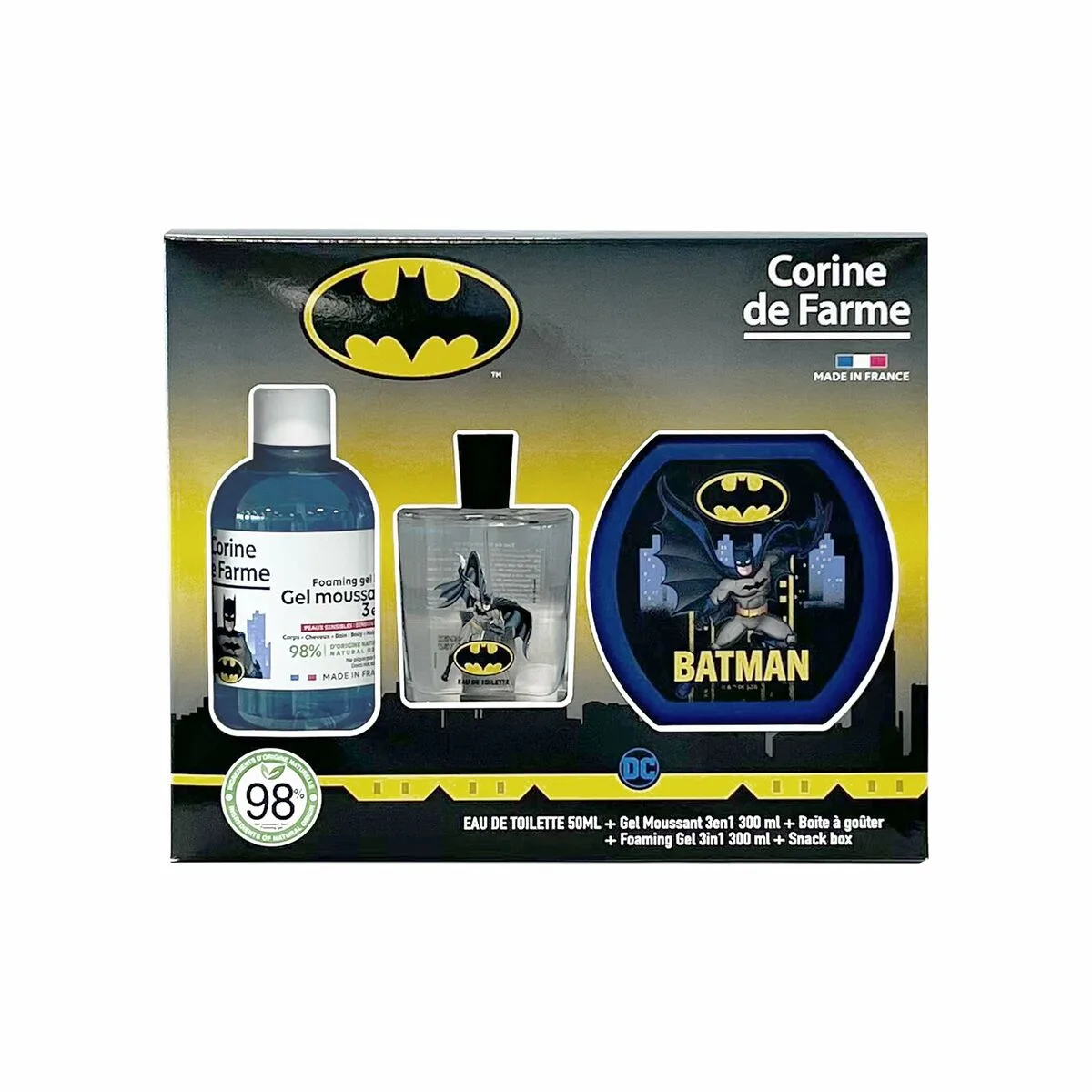 Parfum pour enfant corine de farme batman edt 300 ml 3 pieces s452330932. Notre philosophie : le produit parfait n'existe pas. C'est pourquoi Diaytar en propose des milliers, pour que vous le créiez.