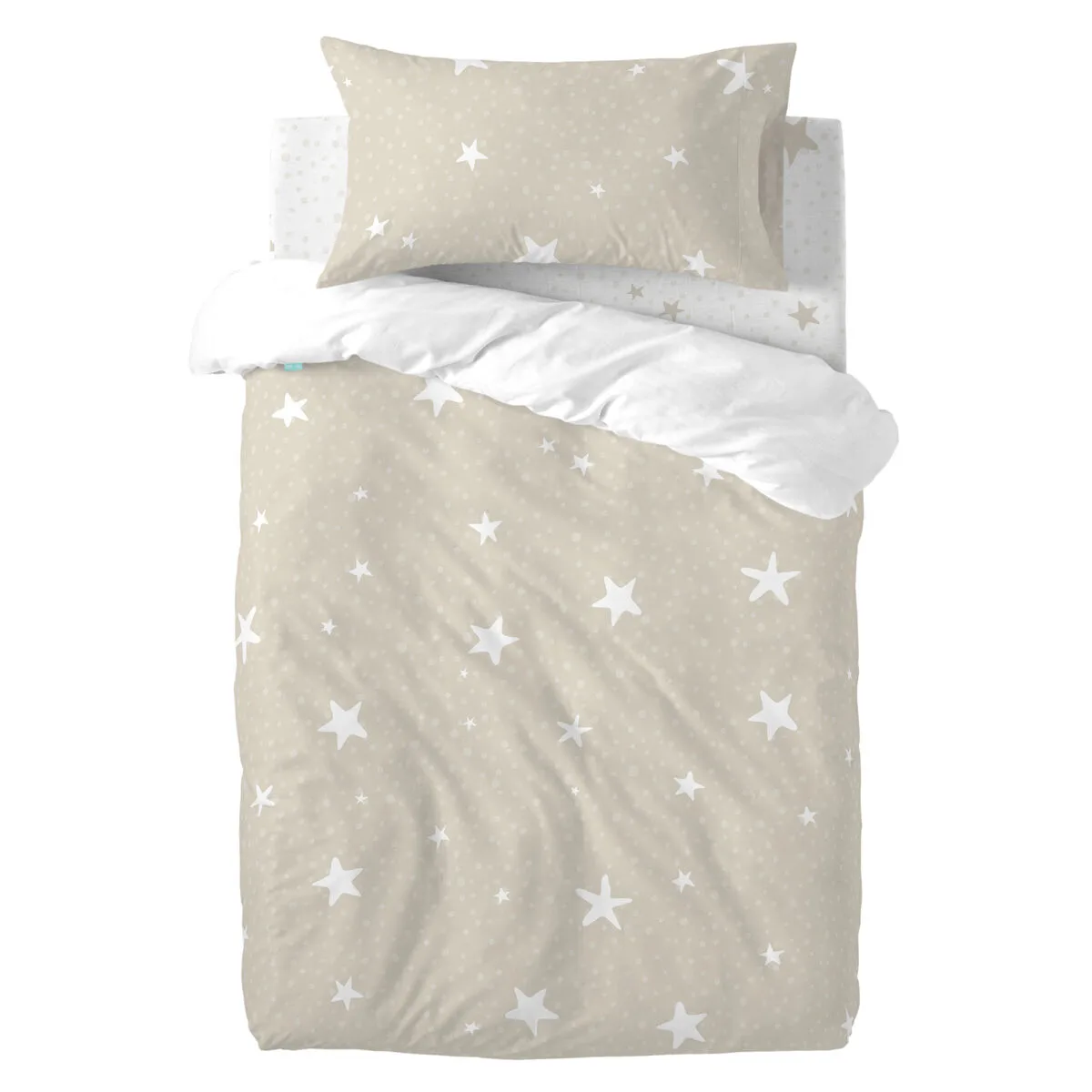 Parure de couette happyfriday basic kids beige lit de bebe 2 pieces d161172277. Du salon à la chambre, Diaytar habille votre intérieur avec élégance.