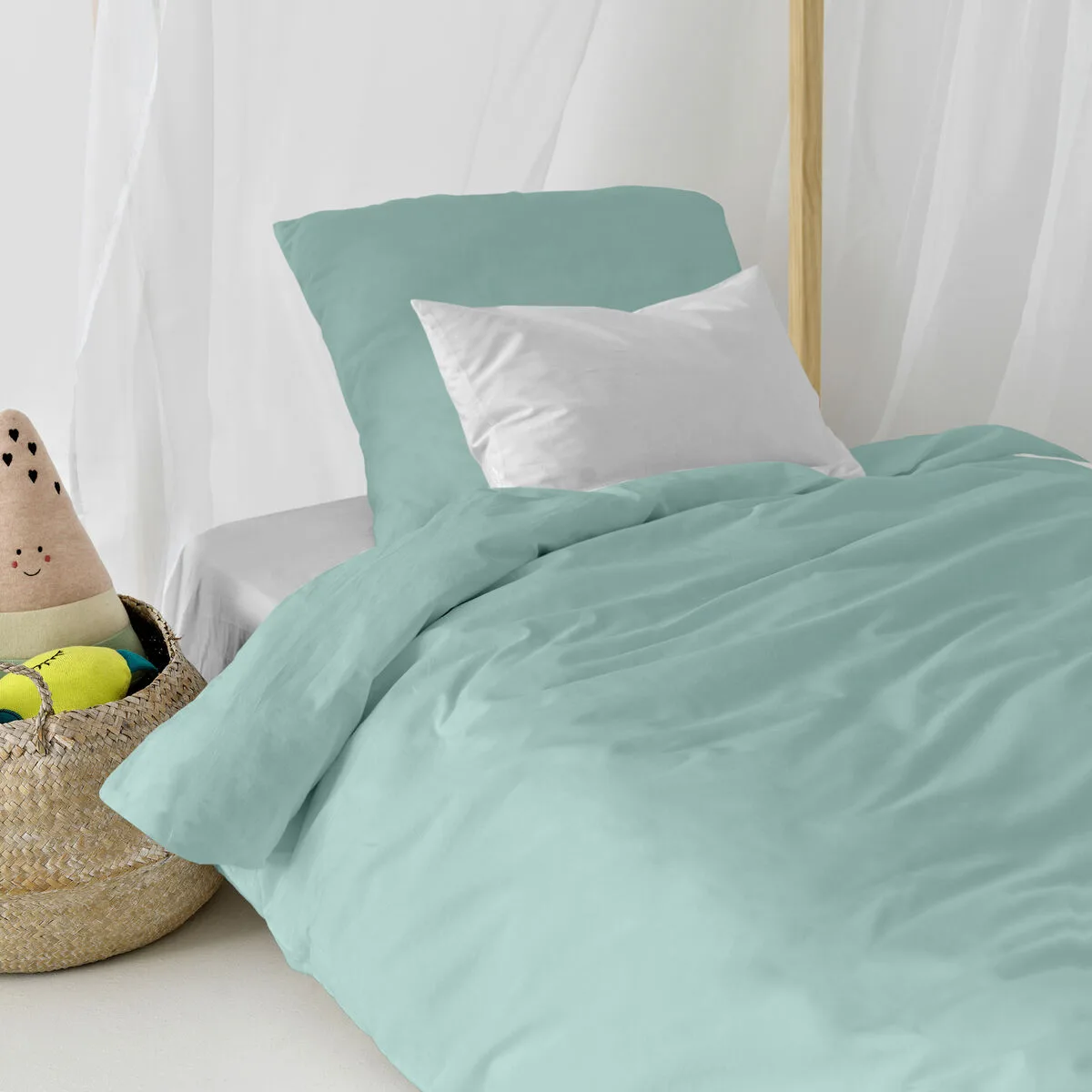 Parure de couette happyfriday basic kids menthe lit 1 persone 2 pieces d161060357. Diaytar, c'est le hub où se connectent les créateurs de produits géniaux et les clients qui les attendaient sans le savoir.