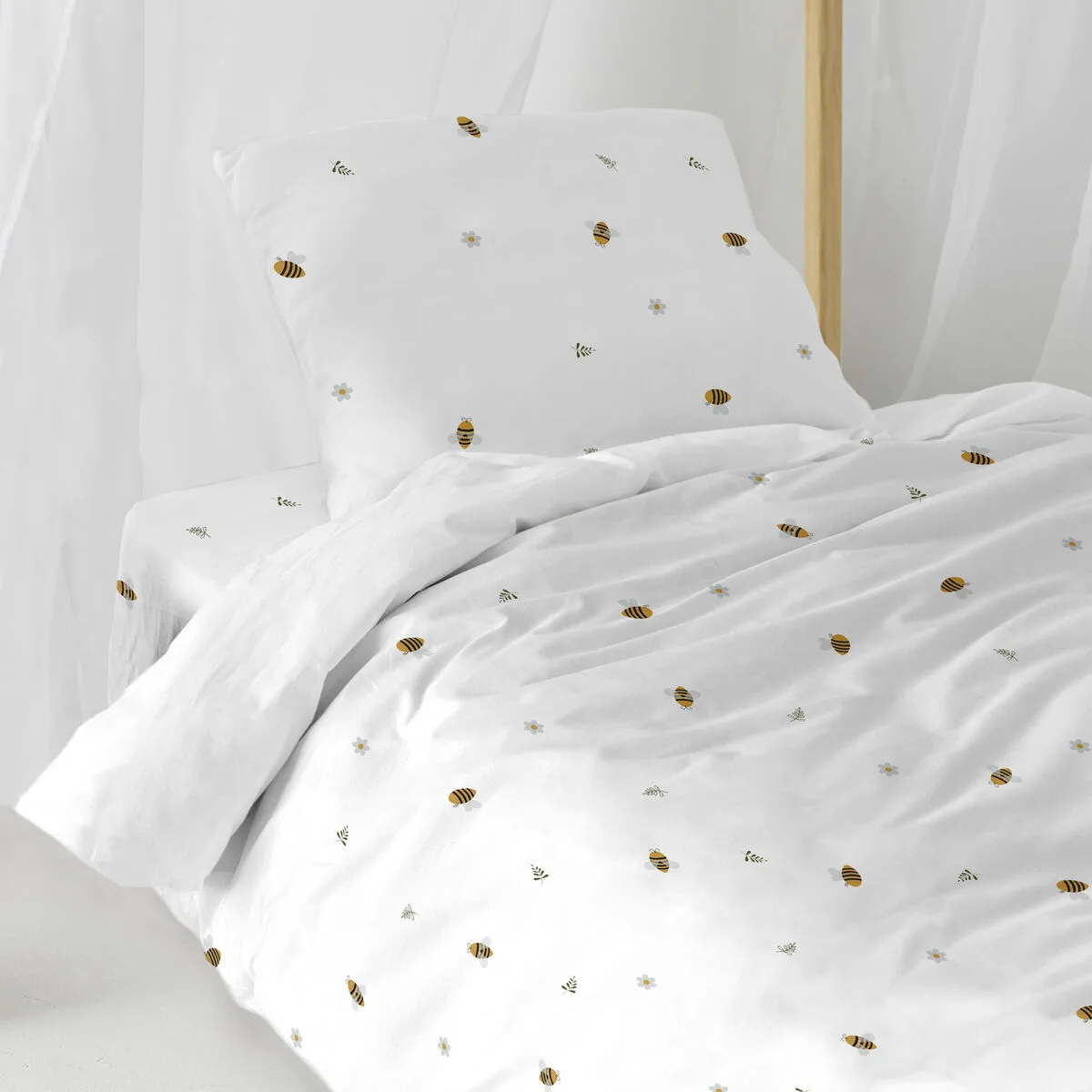 Parure de couette happyfriday mini honey multicouleur lit 1 persone 2 pieces d161338413. Diaytar c'est bien plus qu'une boutique en ligne : c'est un concept où chaque produit, de l'électronique à la décoration, raconte une histoire