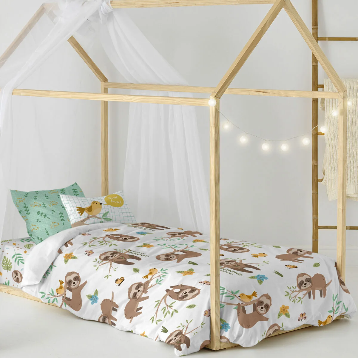 Parure de couette happyfriday moshi moshi happy sloth multicouleur lit 1 persone 2 pieces d161270543. Diaytar, c'est la promesse de découvrir au moins un produit qui vous fera dire 'Mais où était-il donc tout ce temps ?'.