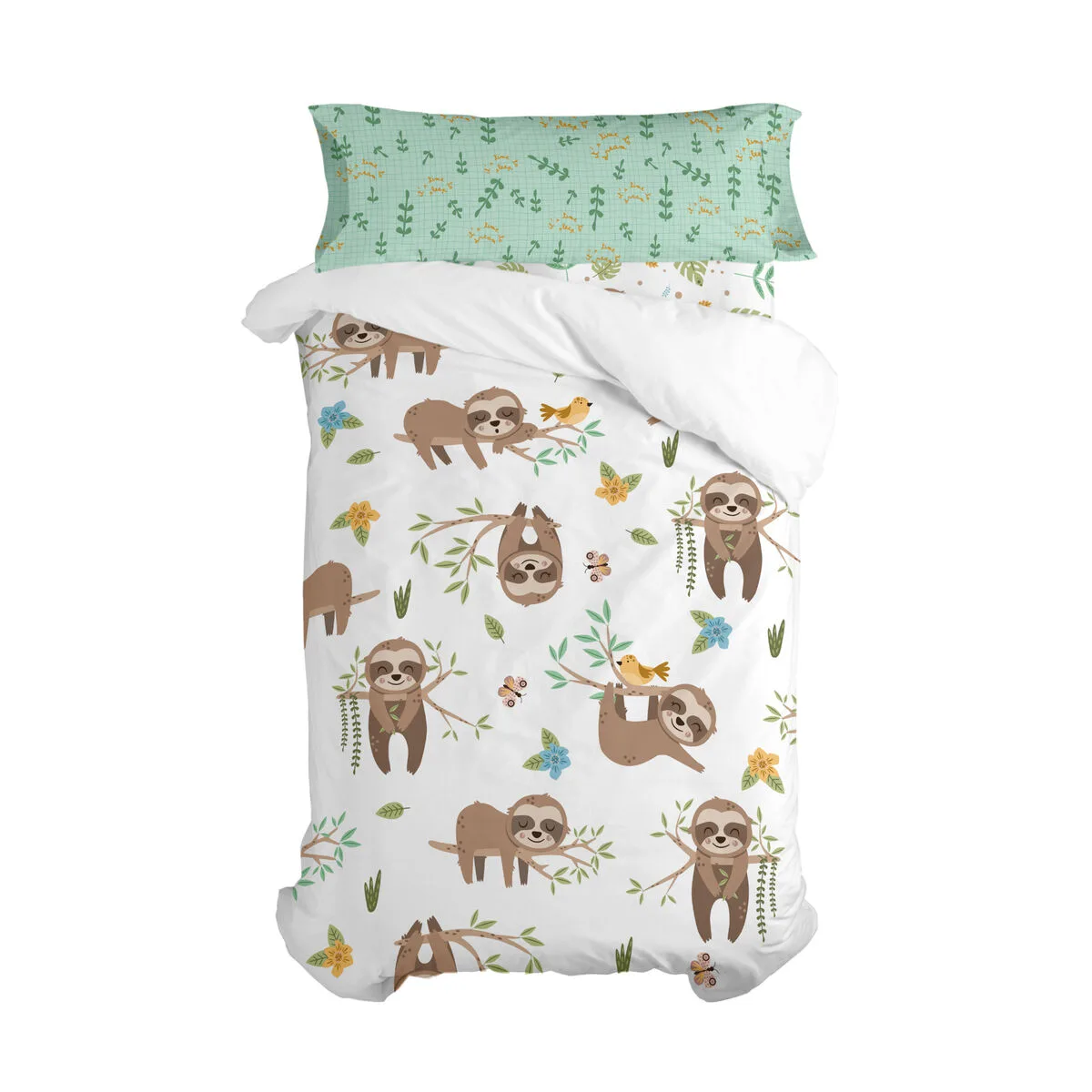 Parure de couette happyfriday moshi moshi happy sloth multicouleur lit 1 persone 2 pieces d161270616. Bienvenue dans l'écosystème Diaytar, où chaque produit a été pensé pour s'intégrer parfaitement dans votre vie moderne