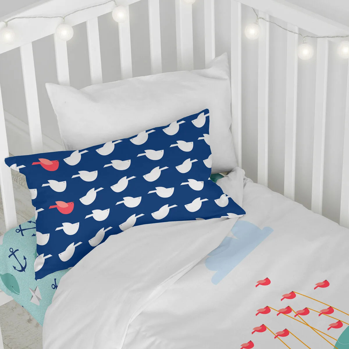 Parure de couette happyfriday moshi moshi whale multicouleur lit de bebe 2 pieces d160968427. Votre vie, simplifiée et stylisée par Diaytar et sa collection de produits essentiels et innovants