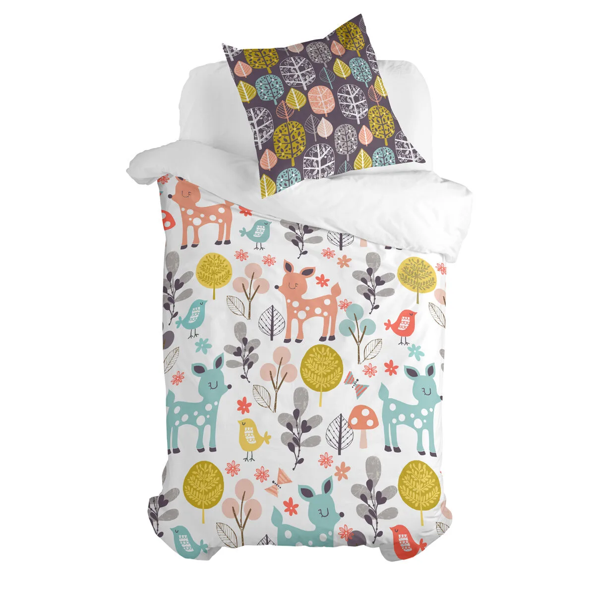 Parure de couette happyfriday moshi moshi woodland multicouleur lit 1 persone 2 pieces d161421634. Diaytar, c'est la certitude de faire un choix judicieux. Chaque produit dans notre catalogue a passé nos tests exigeants.