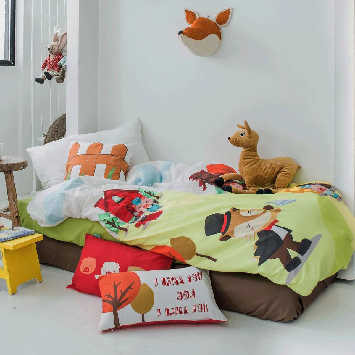 Parure de couette happyfriday mr fox piggys multicouleur lit 1 persone 2 pieces d161418864. L'ADN de Diaytar : un mélange éclectique et raffiné de produits qui parle aussi bien aux geeks qu'aux esthètes