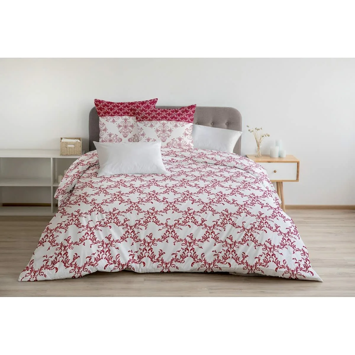 Parure de couette home linge passion blanc bordeaux 220 x 240 cm 3 pieces s719727065. Style et élégance se conjuguent parfaitement dans notre rayon mode Diaytar.