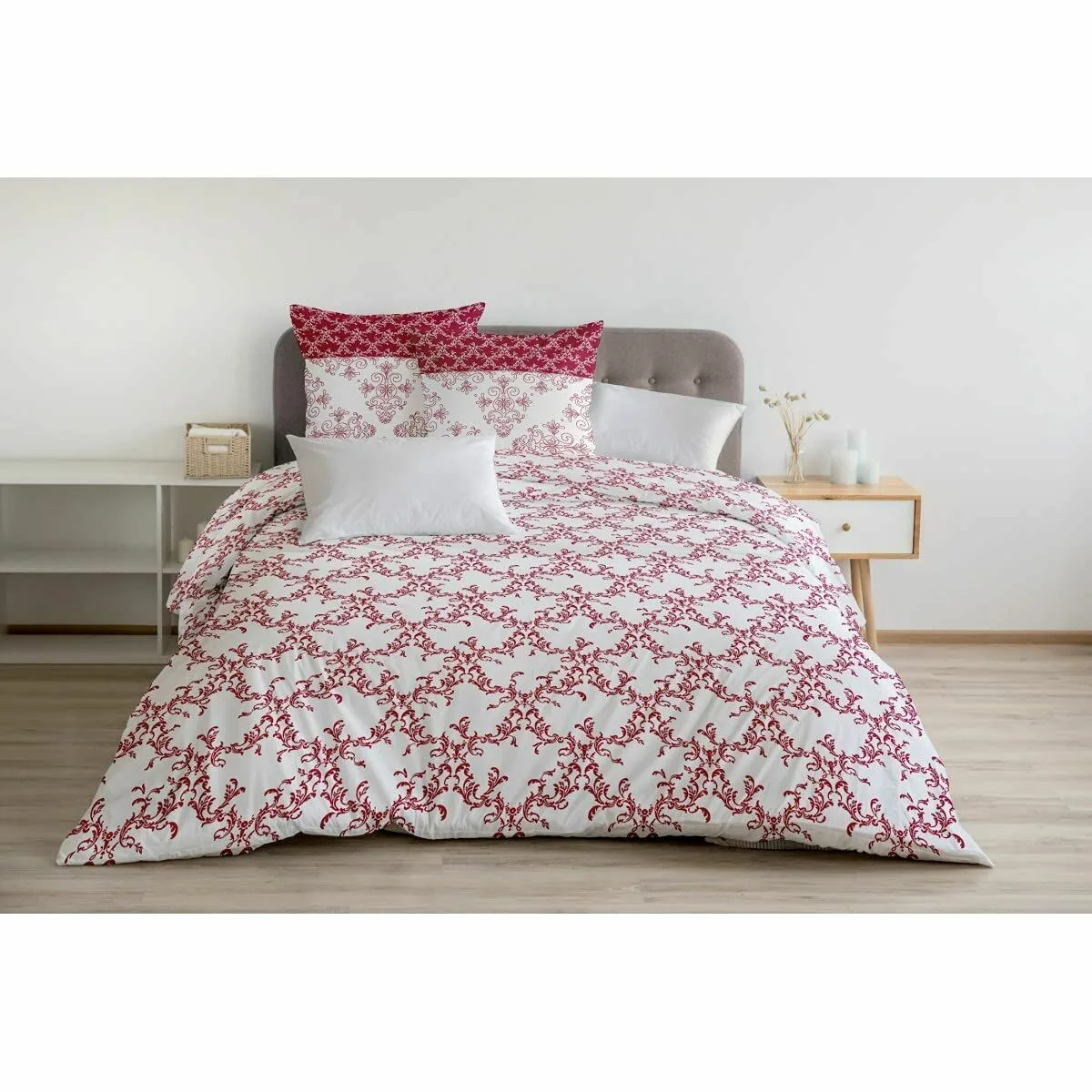 Parure de couette home linge passion blanc bordeaux 240 x 260 cm s719727121. Pour un shopping sans contrainte et plein de bonnes surprises, Diaytar est la destination ultime des produits généralistes