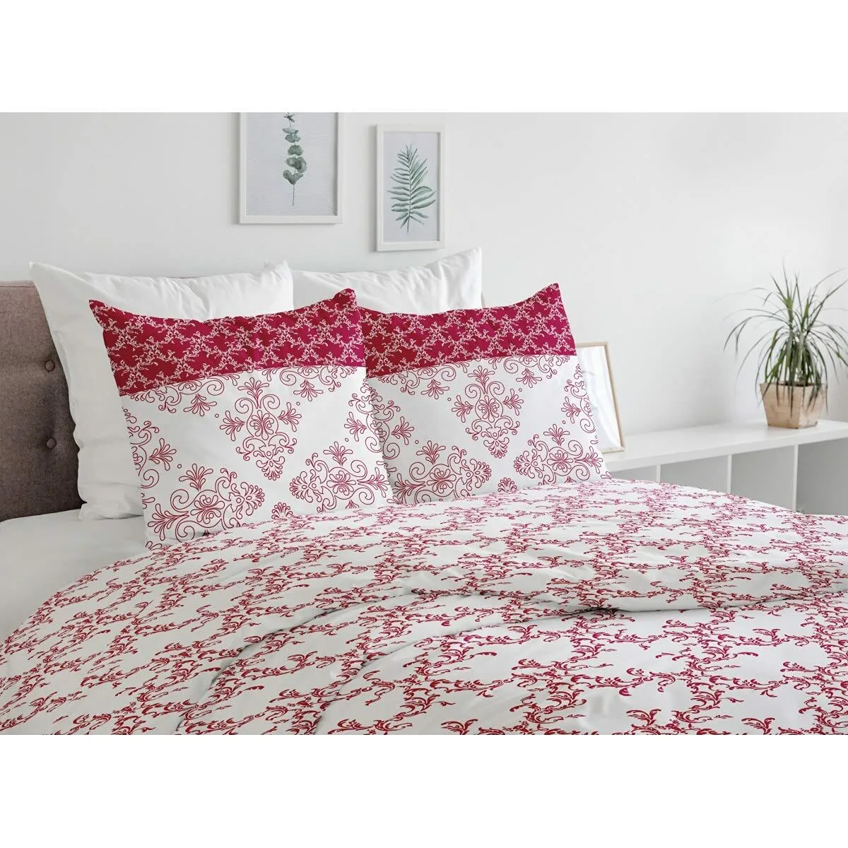 Parure de couette home linge passion blanc bordeaux 240 x 260 cm s719727142. Diaytar mise sur l'intelligence collective : notre communauté nous guide pour dénicher les produits les plus plébiscités.