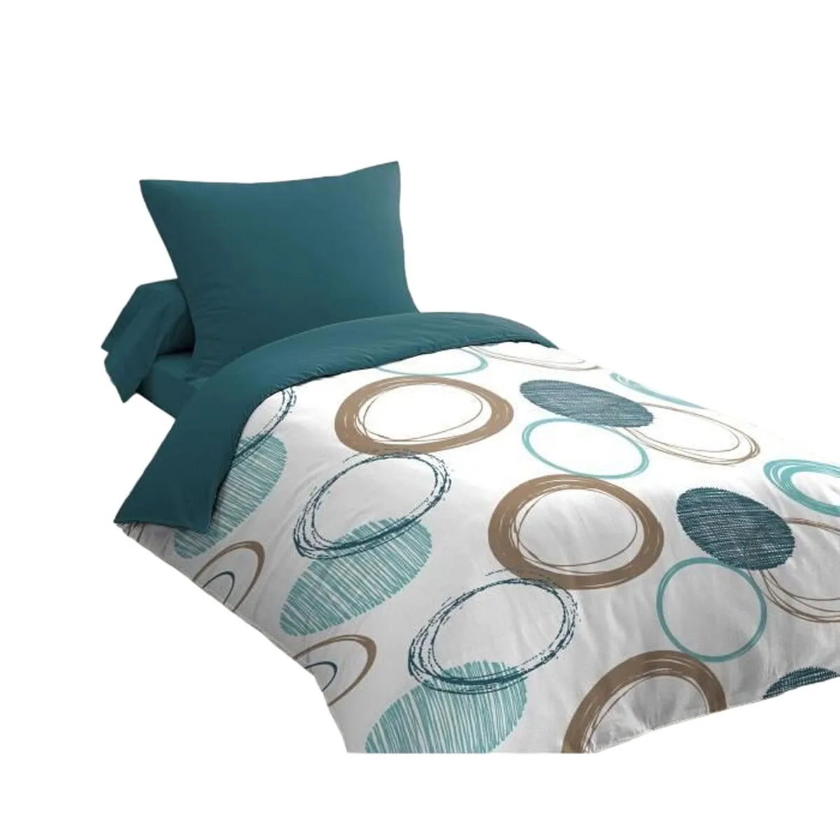 Parure de couette home linge passion vert 140 x 200 cm cercles s719651836. Bienvenue dans la famille Diaytar. Ici, on ne parle pas de clients, mais de co-créateurs d'un quotidien meilleur.