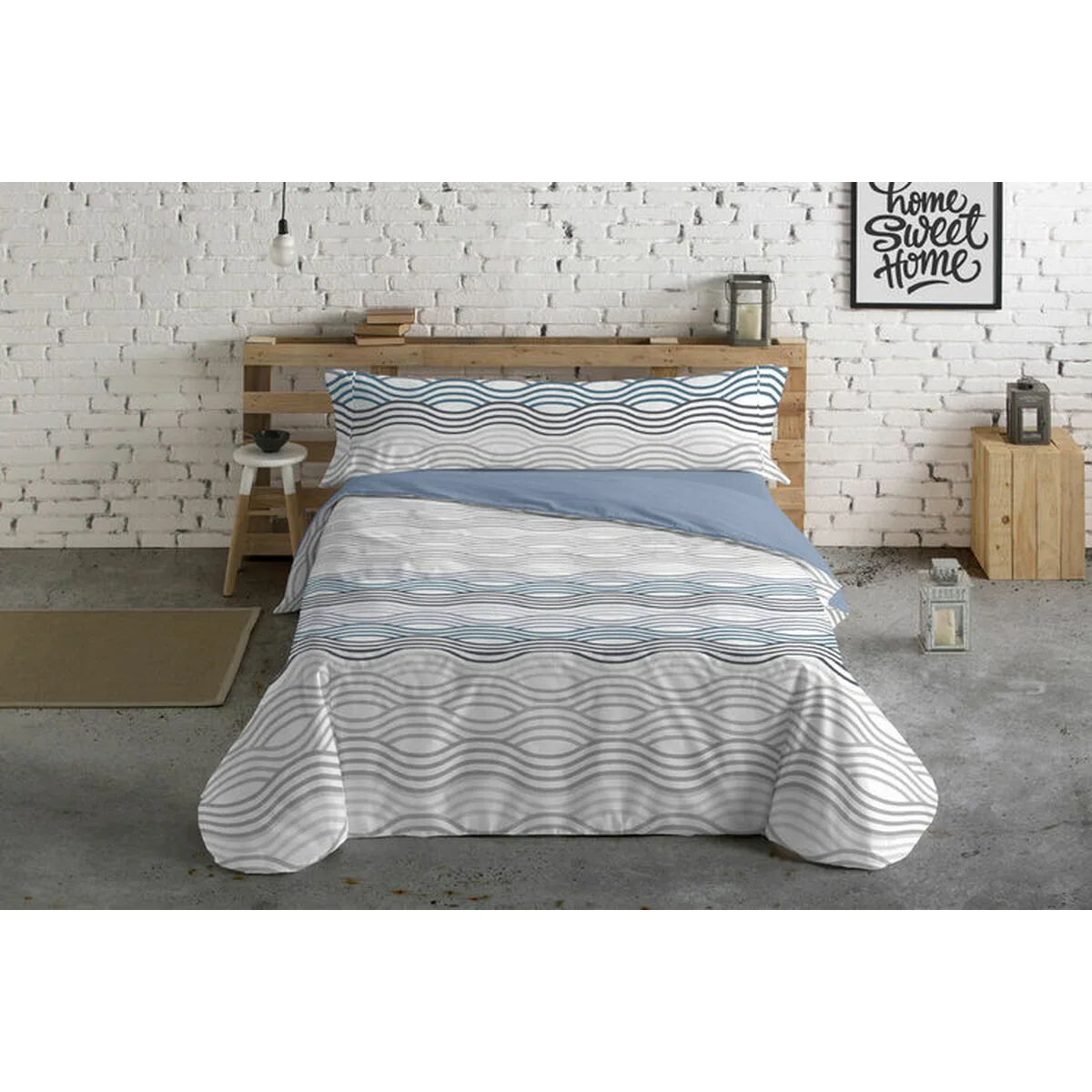 Parure de couette hosteline mojacar bleu lit 1 persone 3 pieces d210187897. Bienvenue sur Diaytar, l'endroit où les produits ne sont pas juste achetés, mais sont adoptés pour la vie.