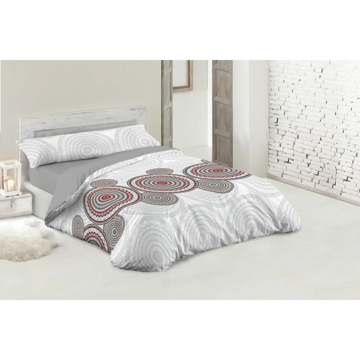 Parure de couette hosteline zarco gris lit 1 persone 2 pieces d210046034. Diaytar : La boutique qui réunit qualité, tendance et prix accessibles sous un même toit.