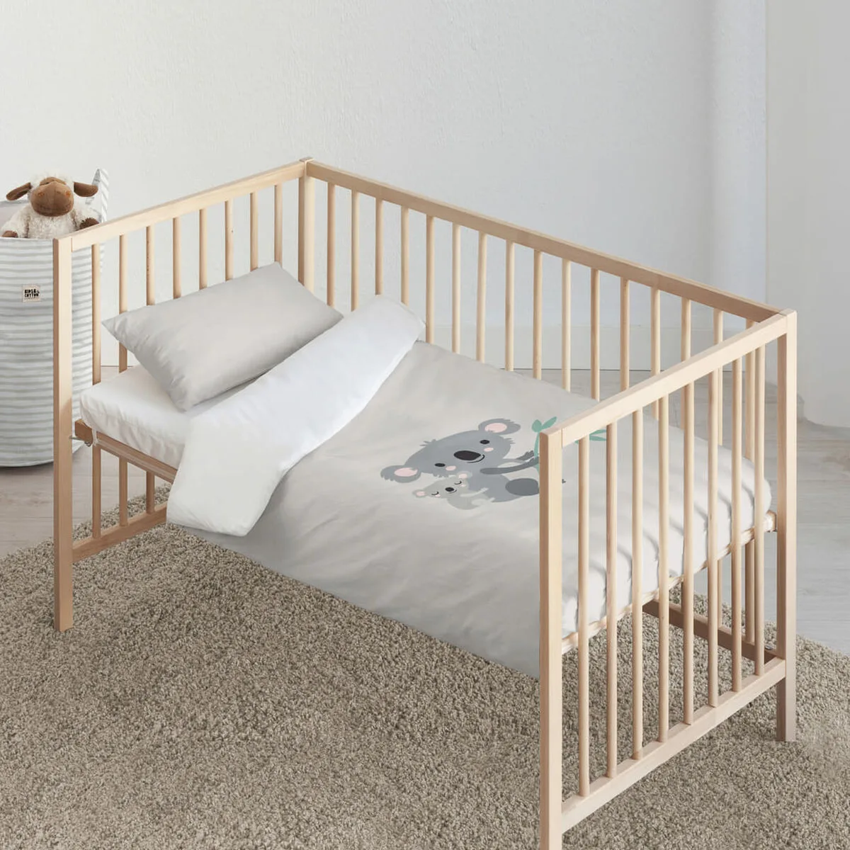 Parure de couette kids cotton kuno gris 100 x 120 cm s980412618. Bienvenue chez Diaytar - Votre destination shopping pour tous vos besoins du quotidien !