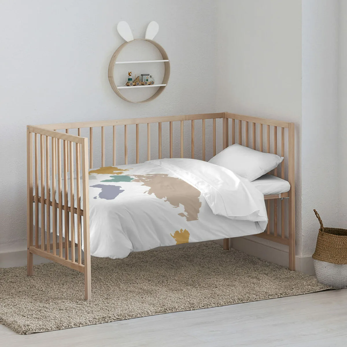 Parure de couette kids cotton maui big blanc 100 x 120 cm s980415621. Notre mission : éradiquer le superflu pour ne vous proposer que l'essentiel... mais en beaucoup plus stylé. Bienvenue chez Diaytar.