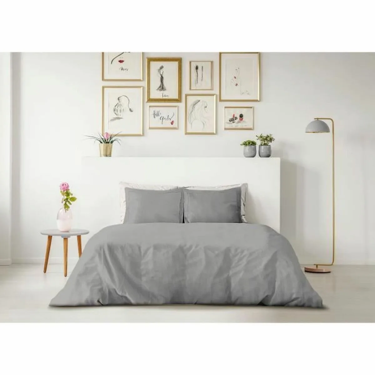 Parure de couette lovely home gris gris clair 240 x 260 cm s719581658. Nous avons injecté tout notre savoir-faire dans Diaytar pour vous offrir une expérience shopping sans friction, tout en plaisir.