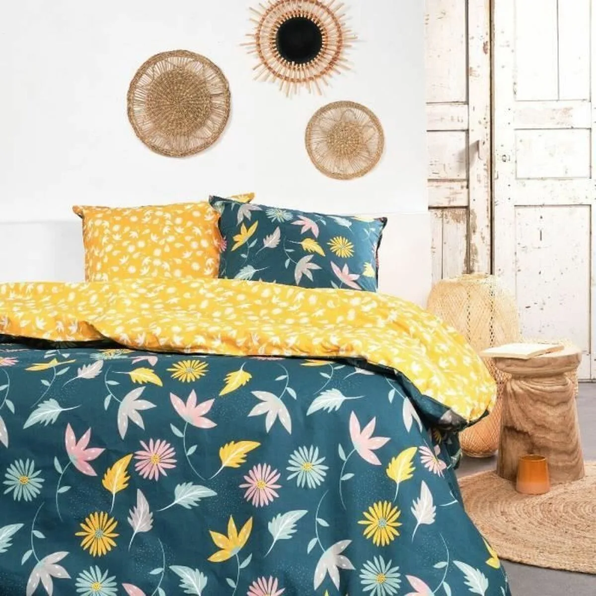 Parure de couette today bleu 260 x 240 cm 3 pieces s7100156923. Avec Diaytar, faites le plein d'idées et de produits ingénieux pour toutes les pièces de votre maison et tous les aspects de votre vie