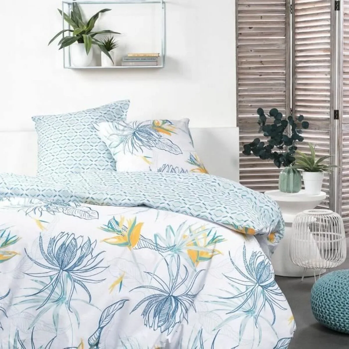 Parure de couette today flowers 220 x 240 cm 3 pieces s7100121649. Exprimez votre personnalité avec les accessoires tendance de Diaytar.