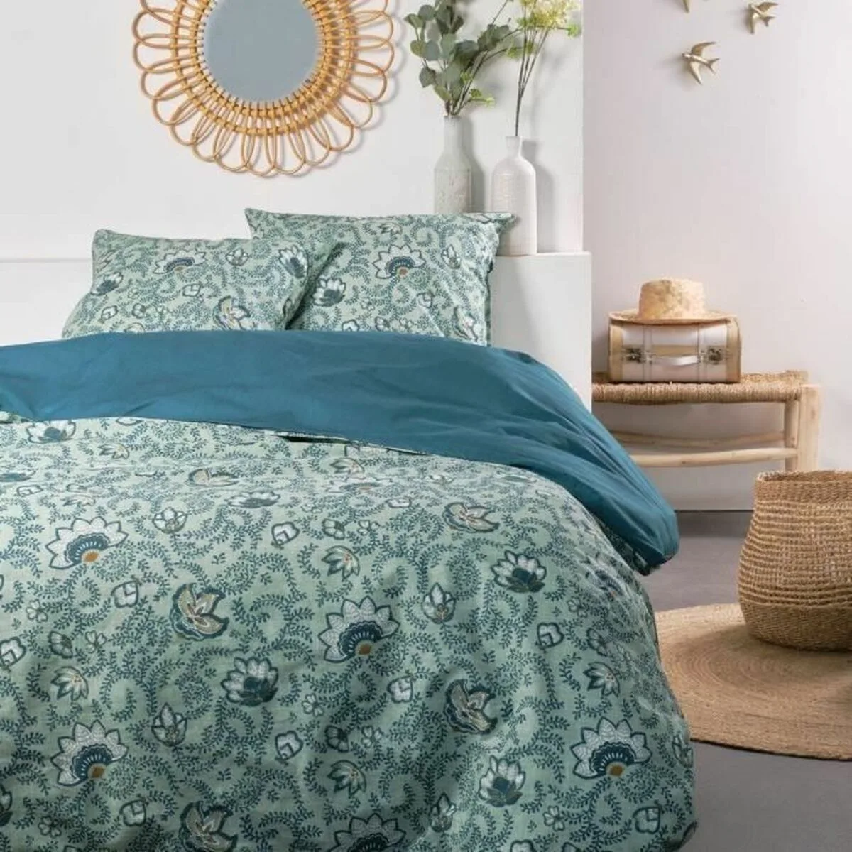 Parure de couette today vert 220 x 240 cm 3 pieces s7100121145. Notre credo ? L'excellence accessible. Diaytar rend le premium attainable dans chaque catégorie de produits.