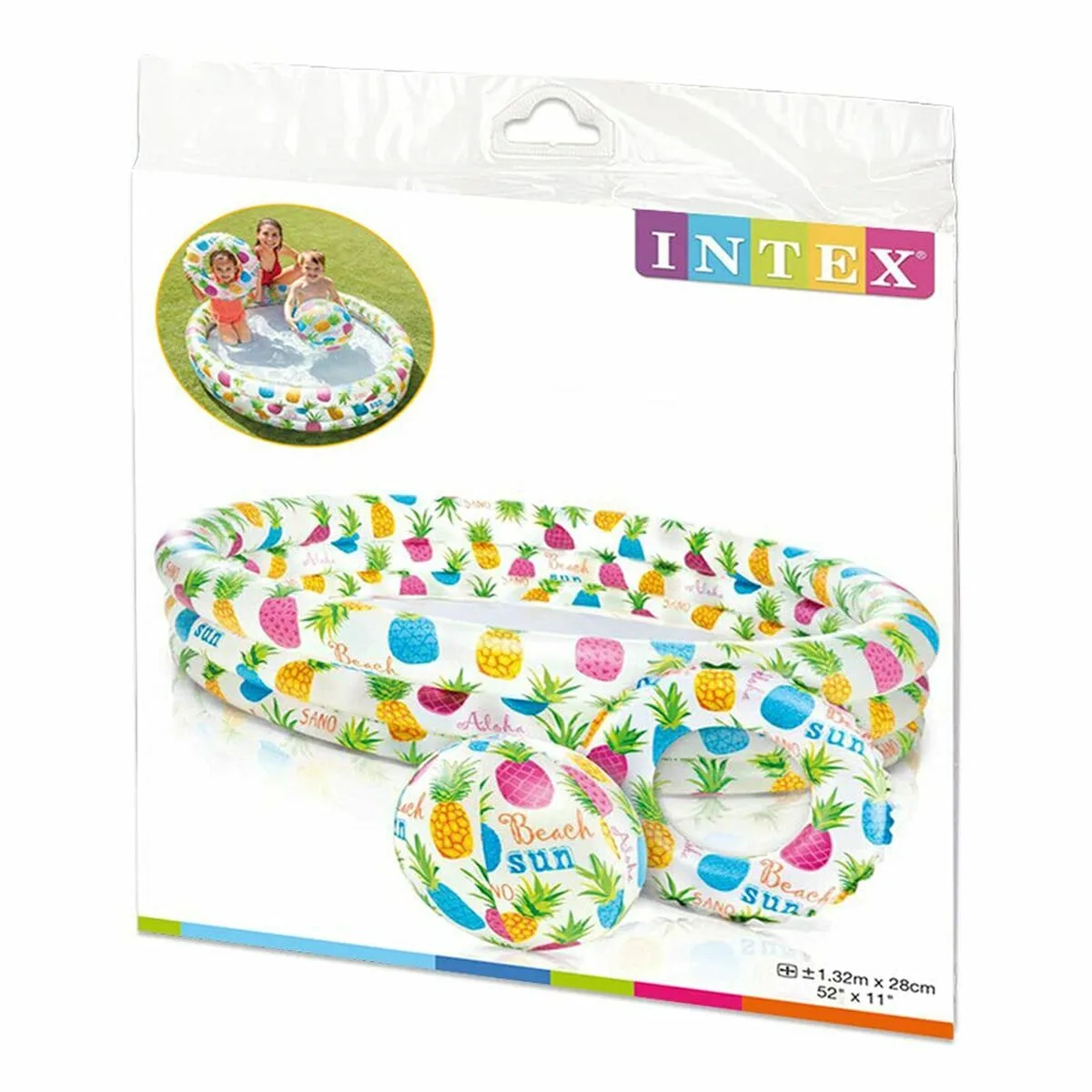 Pataugeoire gonflable pour enfants intex 248 l 132 x 28 x 132 cm s890193389. Notre mantra chez Diaytar : un produit, un sourire. Nous mesurons notre succès à votre satisfaction instantanée.