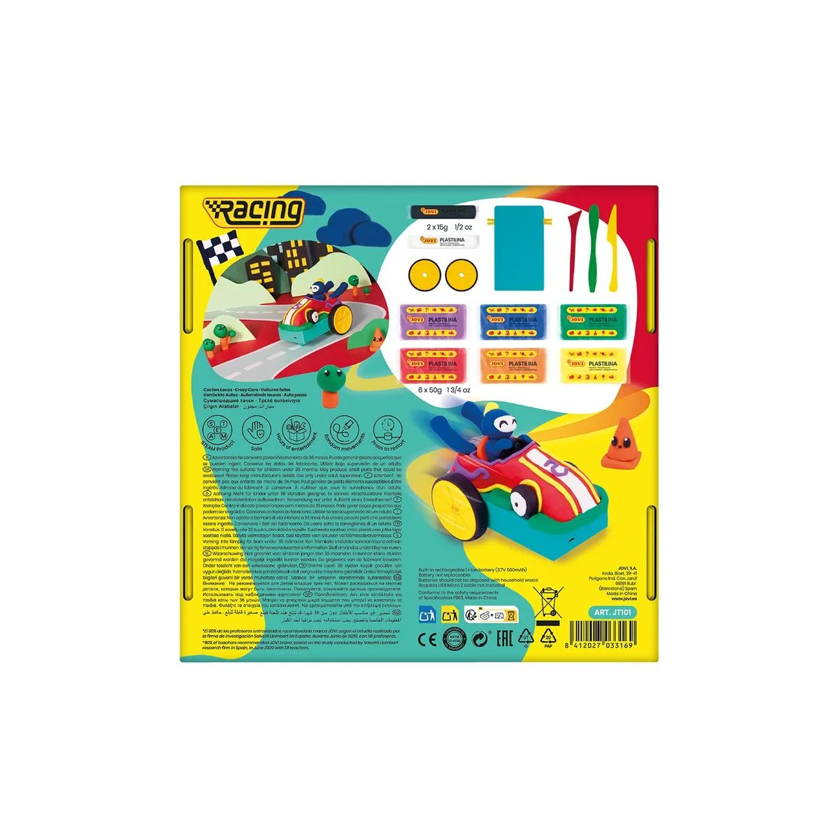Pate a modeler en argile jovi crazy cars racing multicouleur 1 piece s842810093. Notre mission chez Diaytar : démocratiser l'accès aux produits extraordinaires, sans rogner sur le design ou la qualité.
