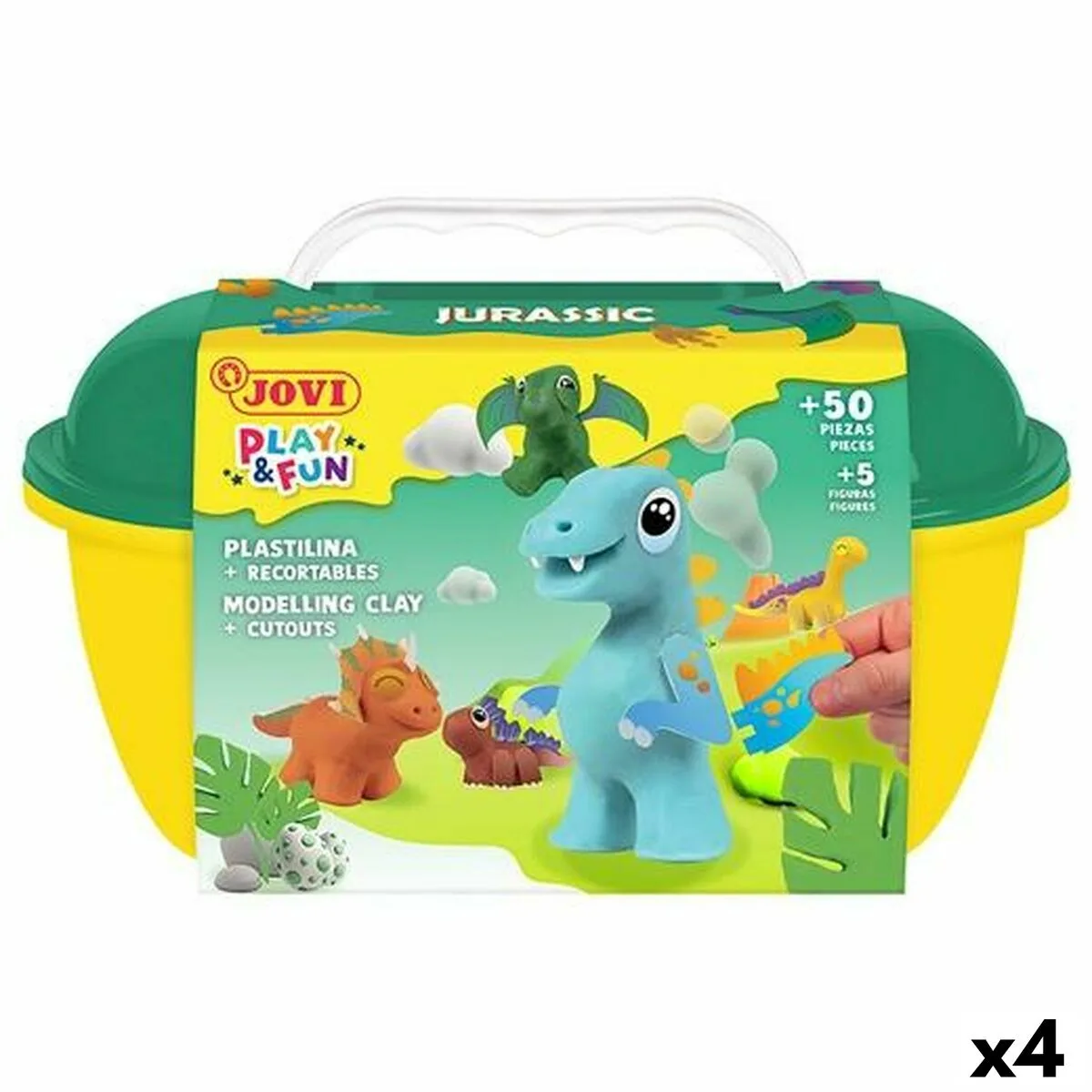 Pate a modeler en argile jovi play fun jurasic multicouleur 4 unites s843946687. Diaytar ne suit pas les tendances, il les anticipe à travers sa sélection前瞻 de produits électroniques et généraux