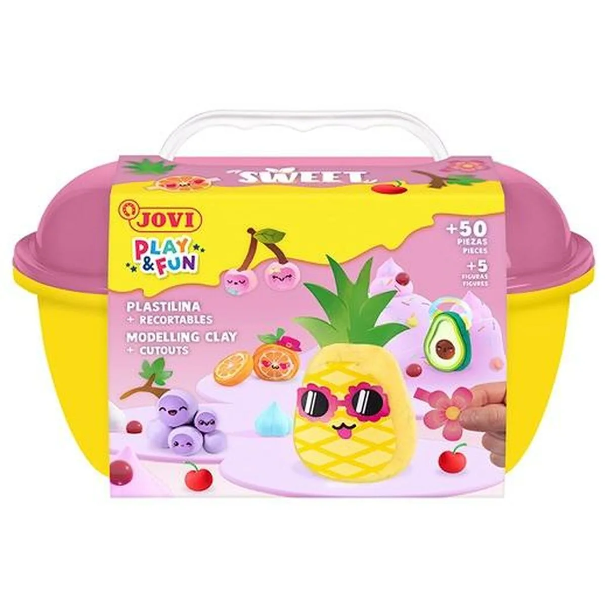 Pate a modeler en argile jovi play fun sweet multicouleur 4 unites s843946733. Notre mission chez Diaytar : vous simplifier la vie en vous proposant les produits les plus ingénieux et les plus tendance du marché