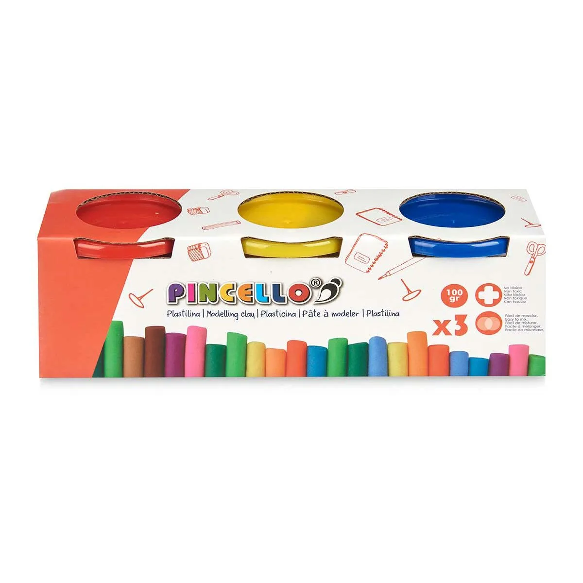 Pate a modeler en argile pincello 501 jaune bleu rouge 12 unites s362872619 Pate a modeler en argile pincello 501 jaune bleu rouge 12 unites s362872619. L'art de vivre à la française s'exprime dans notre collection maison Diaytar.