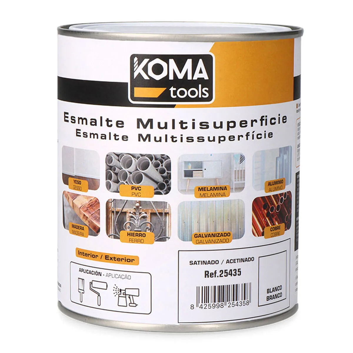 Peinture acrylique koma tools blanc satine 750 ml s792278476. Diaytar : La boutique qui réunit qualité, tendance et prix accessibles sous un même toit.