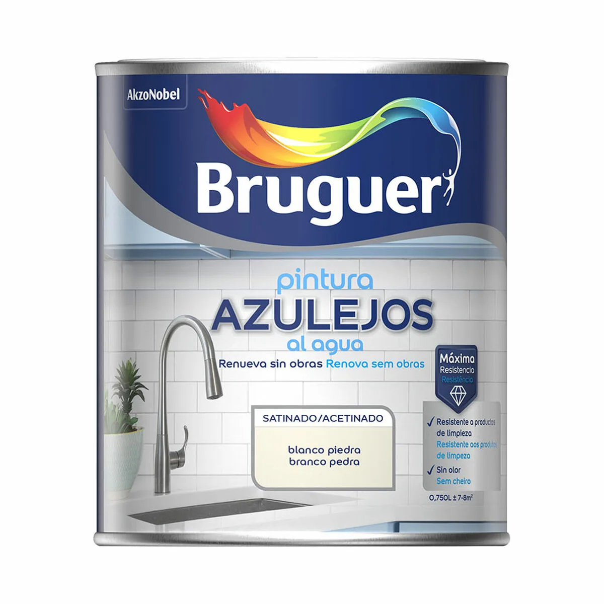 Peinture bruguer blanc gris 750 ml tuile et carrelage s792688863. Transformez votre intérieur avec les produits déco Diaytar !