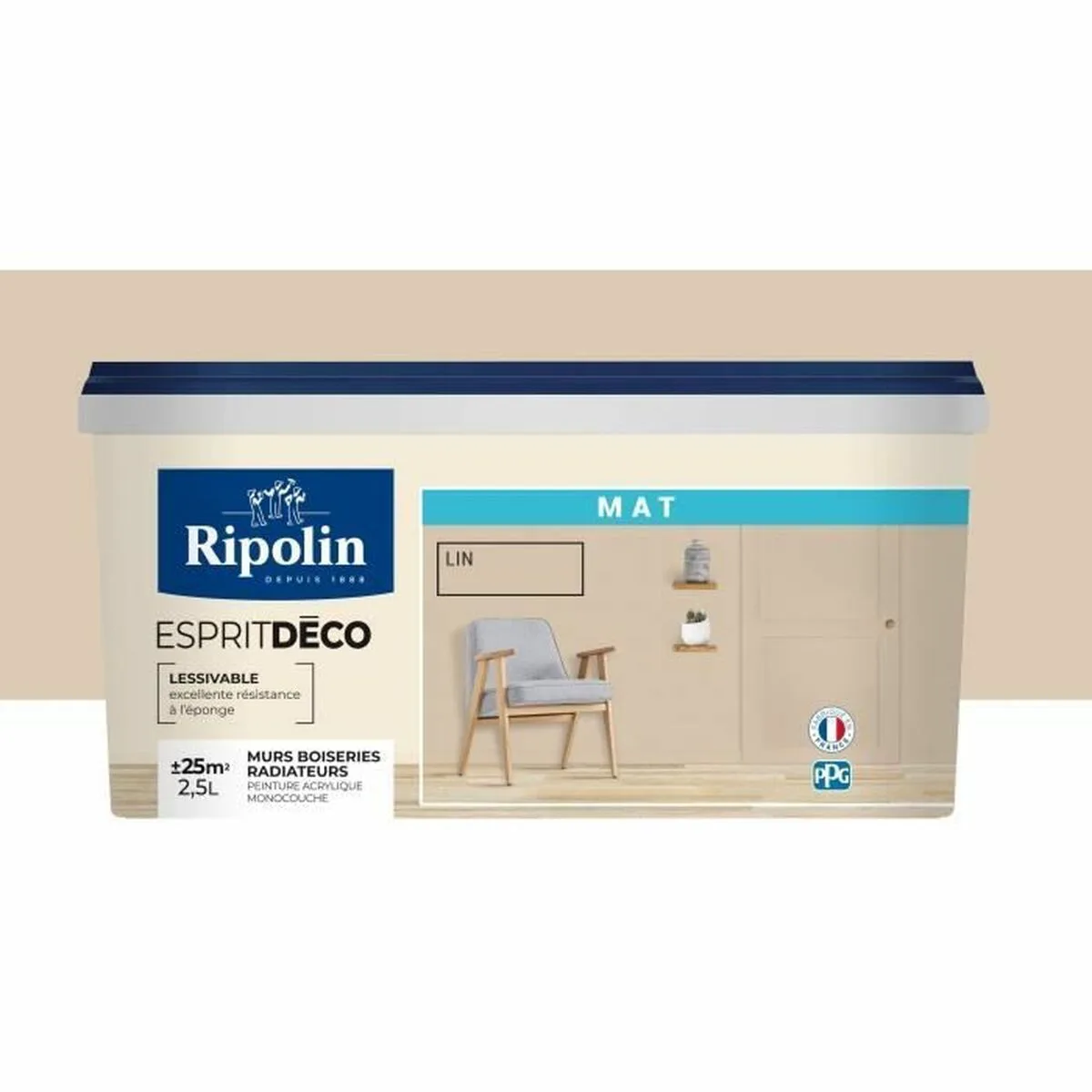 Peinture d appret ripolin beige mat 2 5 l s7101435631. Diaytar, une boutique en ligne qui défie les catégories traditionnelles en mêlant produits high-tech, maison et lifestyle avec brio
