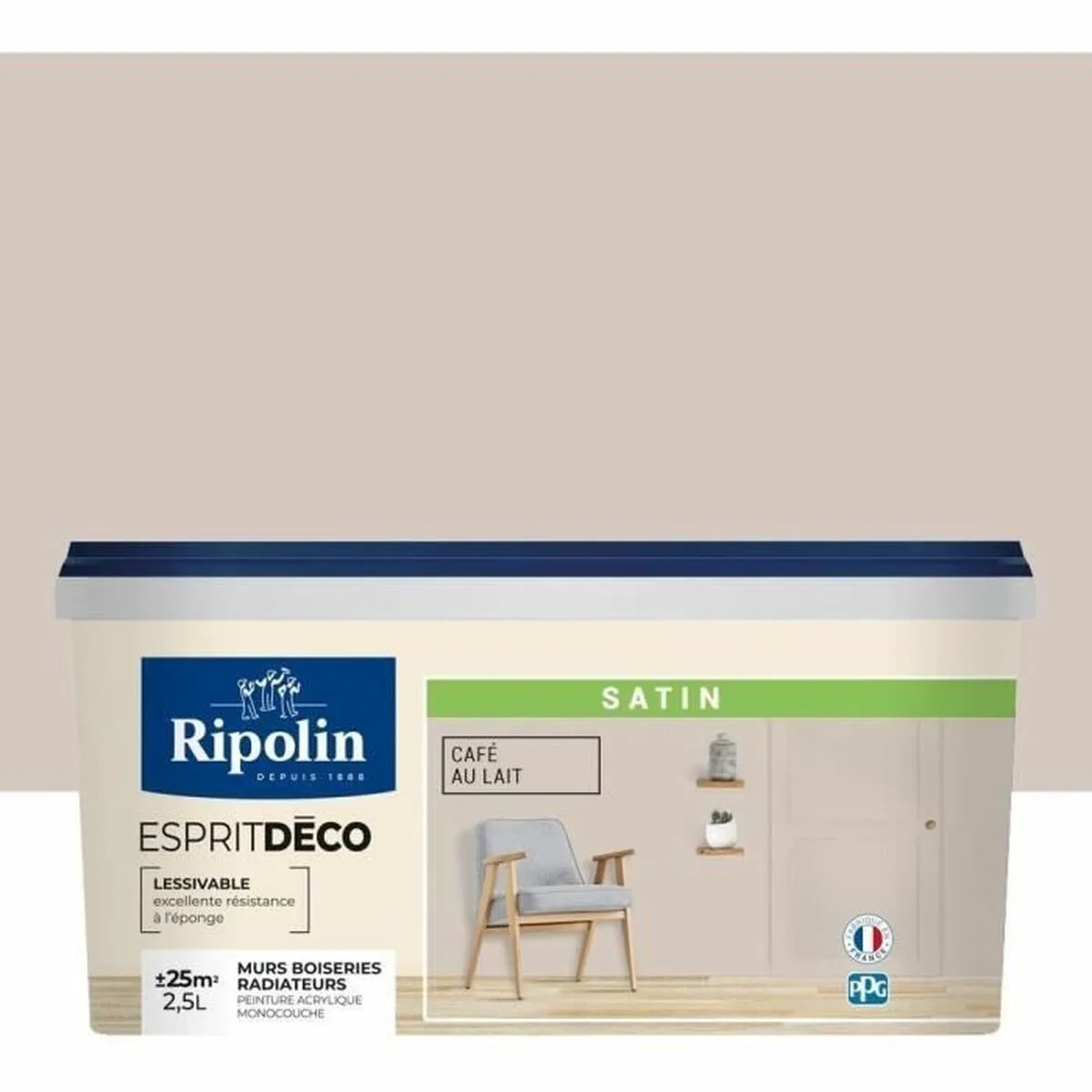 Peinture d appret ripolin beige satine 2 5 l s7101432086. Diaytar : Le curateur de votre quotidien. Des produits soigneusement choisis pour leur originalité et leur utilité