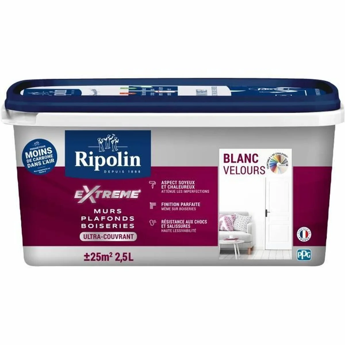 Peinture d appret ripolin blanc 2 5 l mat s7101427860. Diaytar a fait le pari de la transparence : nous vous disons tout sur l'origine et la conception de nos produits.