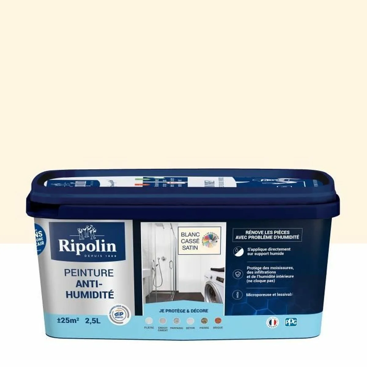 Peinture d appret ripolin blanc satine 2 5 l s7101425030. Diaytar, le garde-meuble moderne de toutes vos envies : des produits pour combler tous vos besoins et toutes vos fantasies.