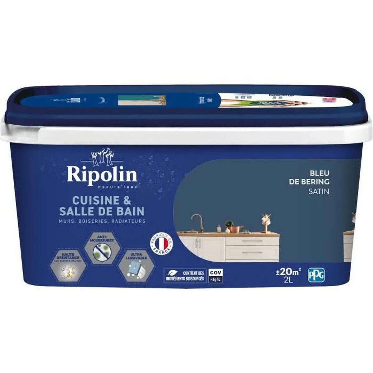 Peinture d appret ripolin bleu satine 2 l s7101429484. Bienvenue dans l'écosystème Diaytar, où chaque produit a été pensé pour s'intégrer parfaitement dans votre vie moderne