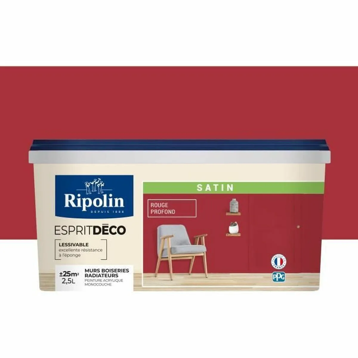 Peinture d appret ripolin rouge satine 2 5 l s7101435347. Diaytar, c'est l'assurance de découvrir des produits que vous ne trouverez nulle part ailleurs, tous domaines confondus