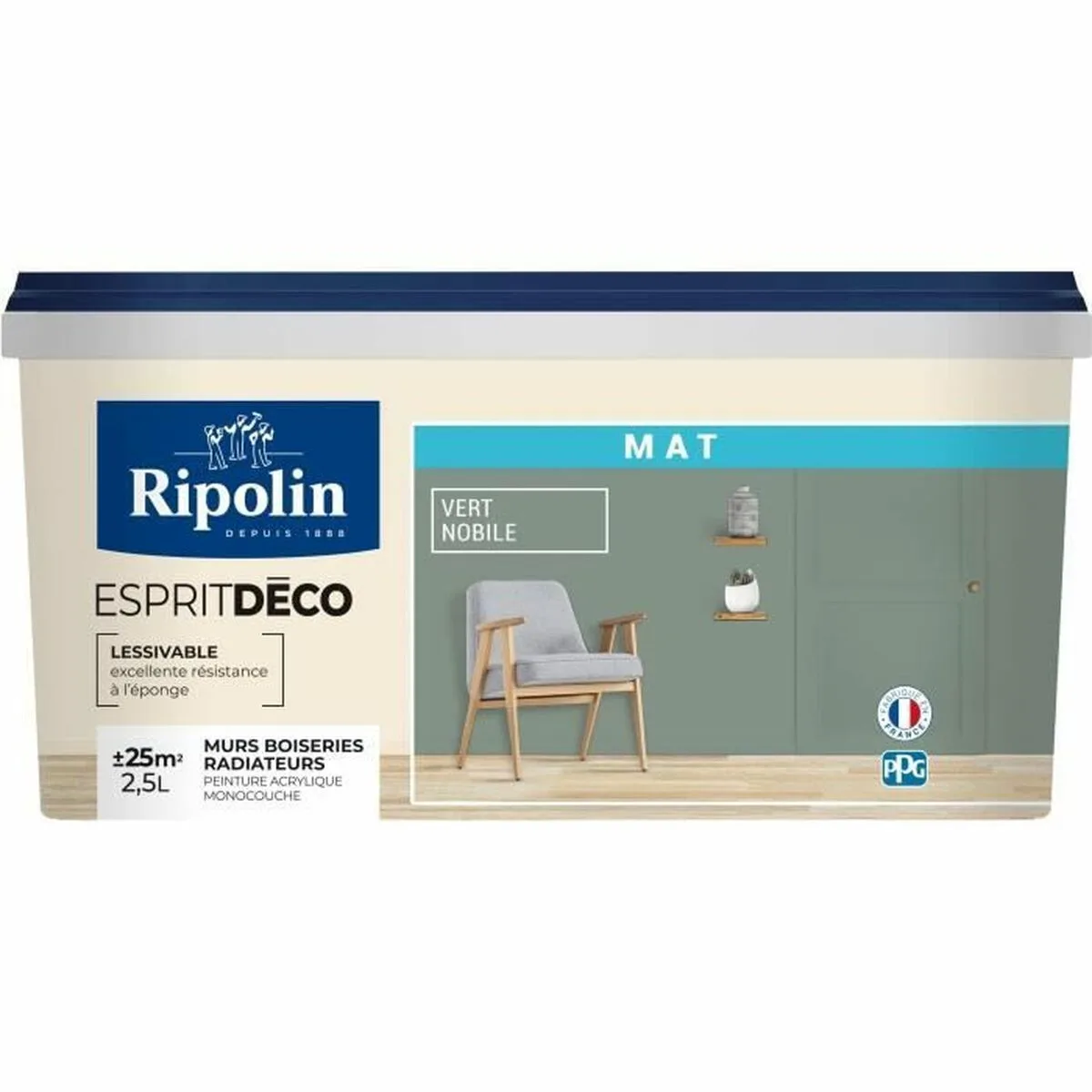 Peinture d appret ripolin vert mat 2 5 l s7101437497. Diaytar est le résultat de milliers d'heures de recherche et développement pour vous offrir une offre généraliste d'exception.