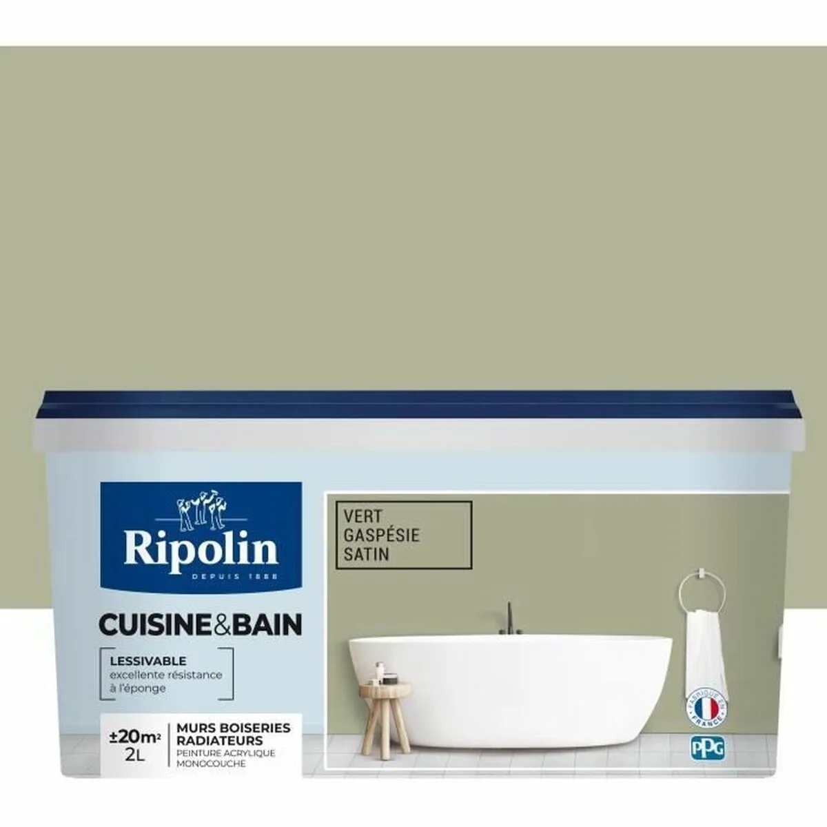 Peinture d appret ripolin vert satine 2 l s7101437553. Votre garde-robe mérite le style Diaytar - Découvrez nos nouveautés !