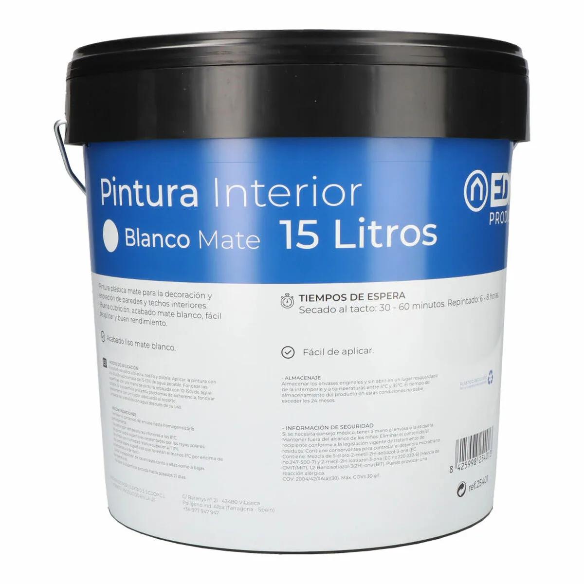 Peinture edm 25401 blanc 15 l s790525392. Diaytar a été conçu pour ceux qui voient le shopping en ligne comme une source d'inspiration et de solutions pratiques