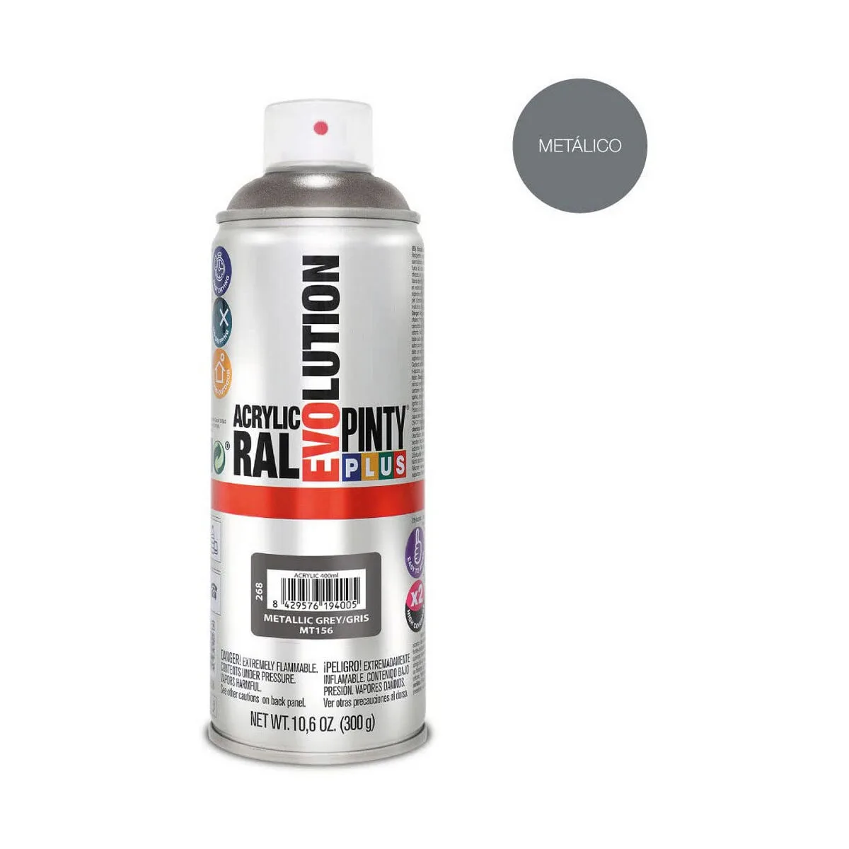 Peinture en spray pintyplus evolution mt156 metallise 400 ml gris s790262457. Diaytar : Parce que vous méritez le meilleur, nous sélectionnons l'excellence.