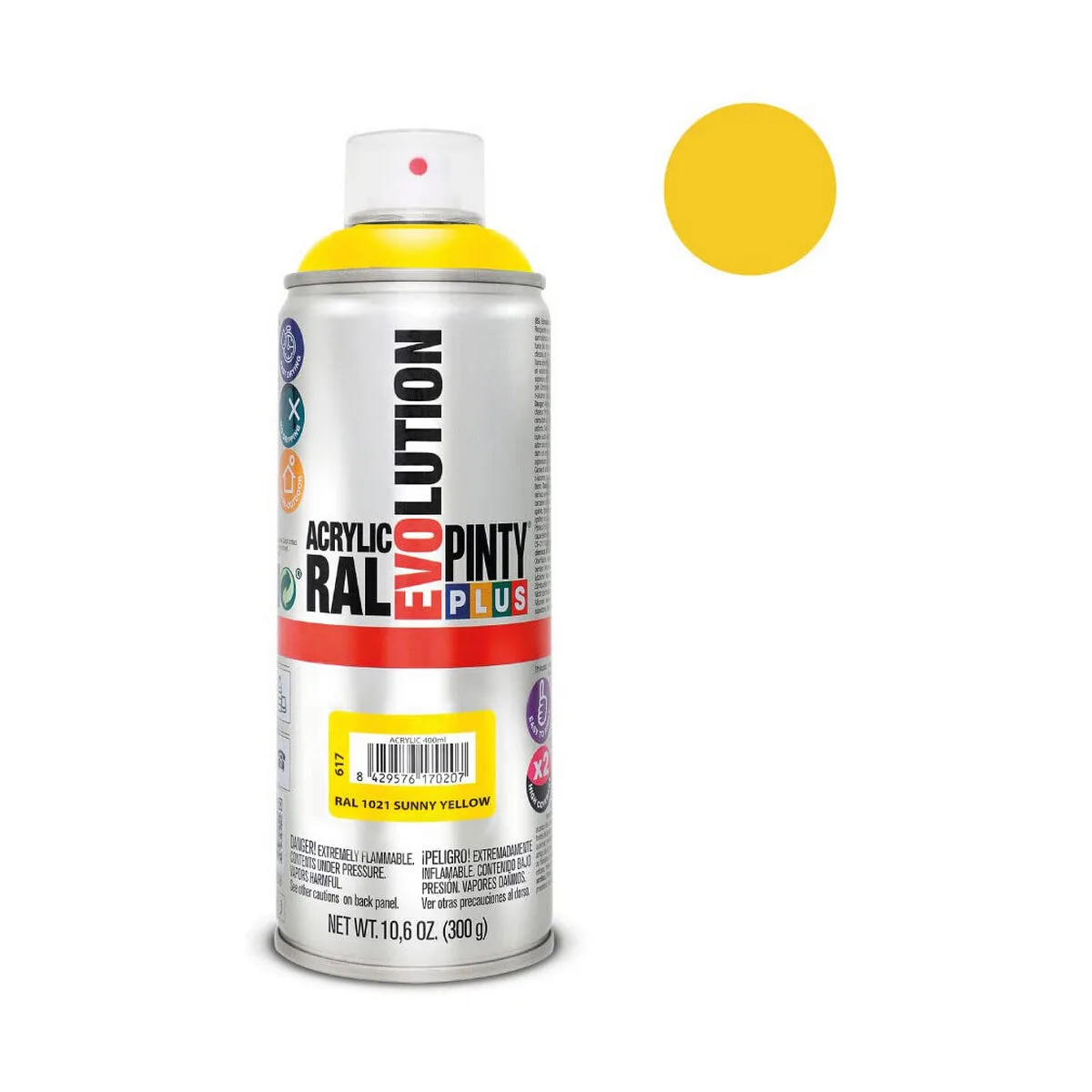 Peinture en spray pintyplus evolution ral 1021 400 ml sunny yellow s790258198. Diaytar, c'est l'art de la sérendipité appliqué au e-commerce : vous venez pour une chose, vous repartez avec l'objet de vos rêves.