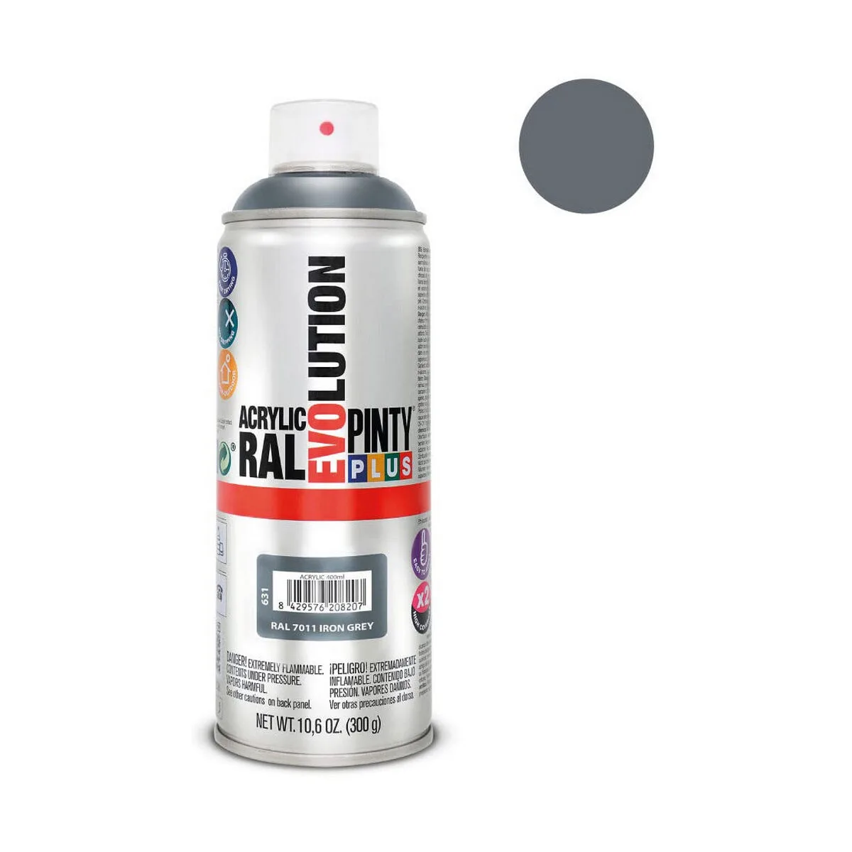 Peinture en spray pintyplus evolution ral 7011 400 ml iron grey s790332763. Diaytar est le résultat de milliers d'heures de recherche et développement pour vous offrir une offre généraliste d'exception.