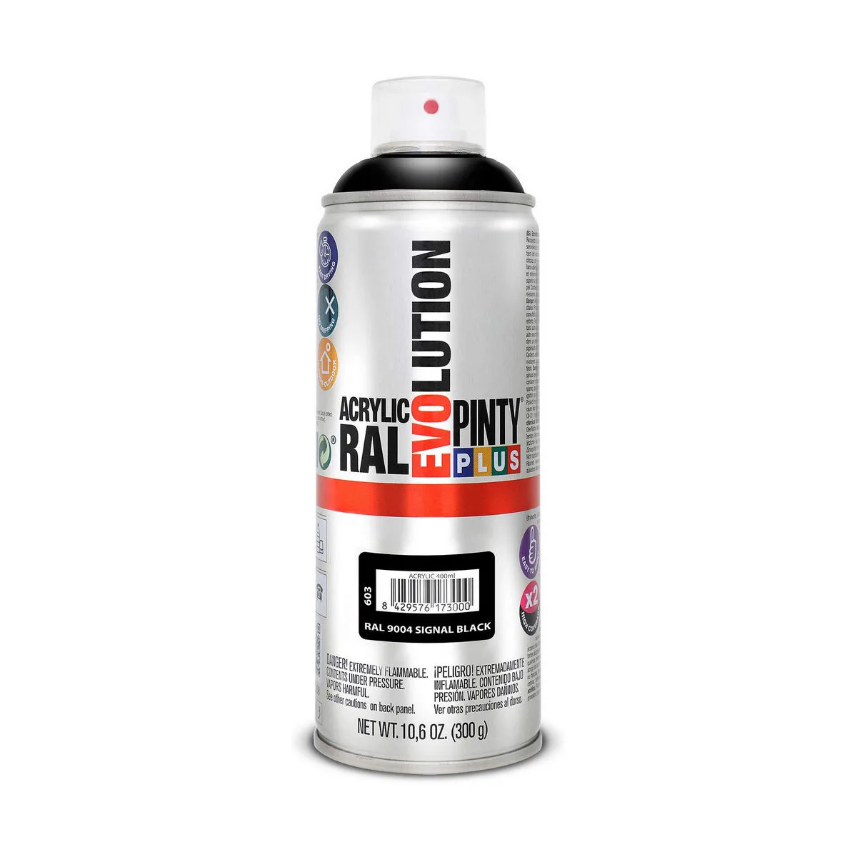 Peinture en spray pintyplus evolution ral 9004 400 ml signal black s791056660. Diaytar s'adapte à vos besoins avec une gamme complète et variée.