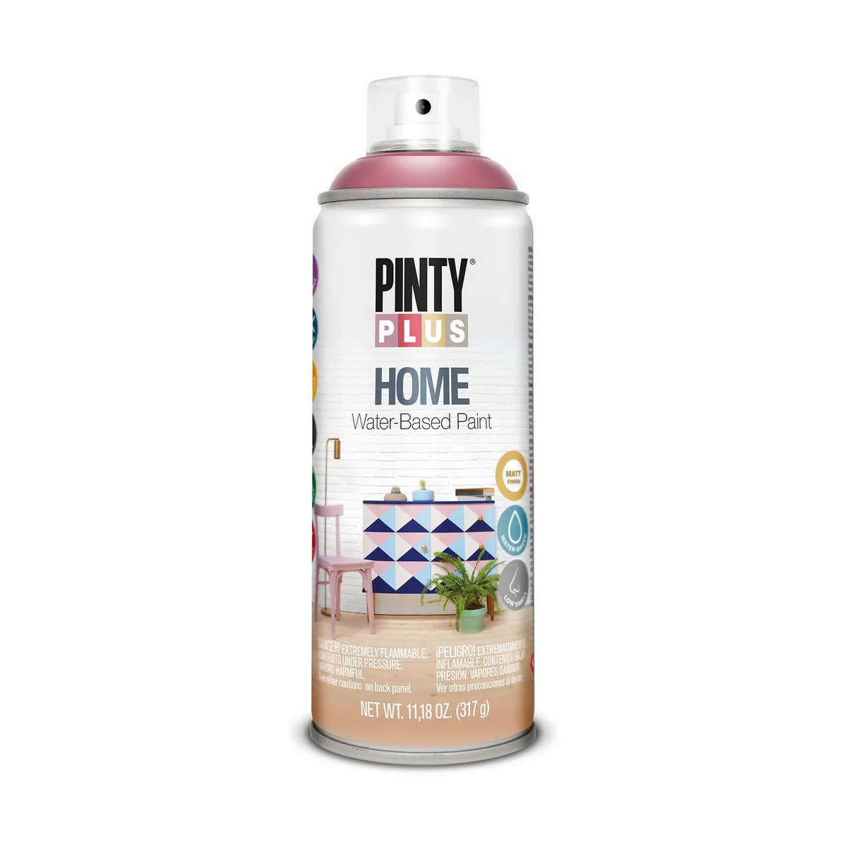 Peinture en spray pintyplus home hm119 400 ml old wine s791060453. Diaytar a fait le pari de la transparence : nous vous disons tout sur l'origine et la conception de nos produits.