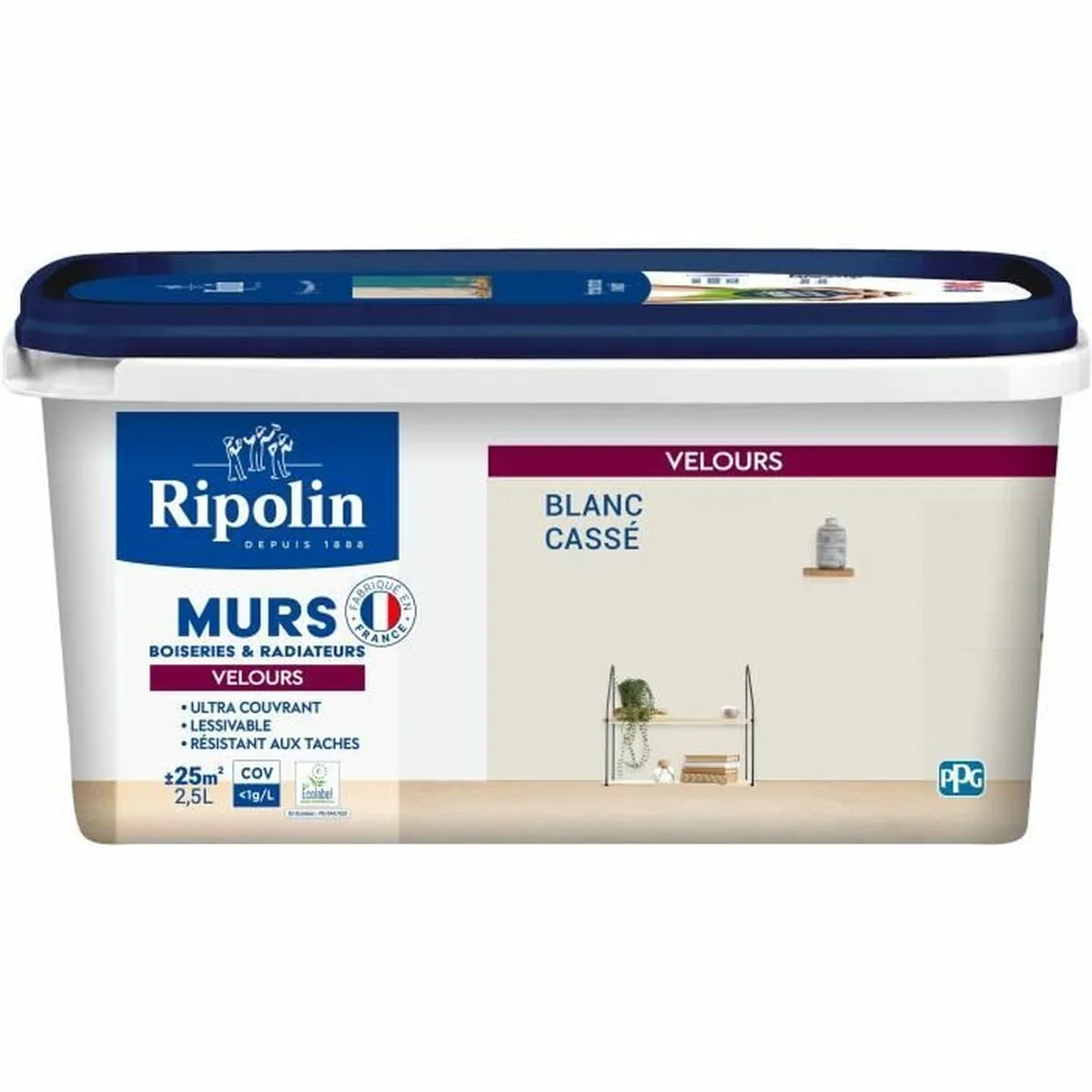Peinture ripolin 467079 blanc naturel 2 5 l s7101496219. Diaytar a été conçu pour ceux qui refusent le compromis. Ici, chaque produit est une victoire du qualitatif sur le quantitatif.