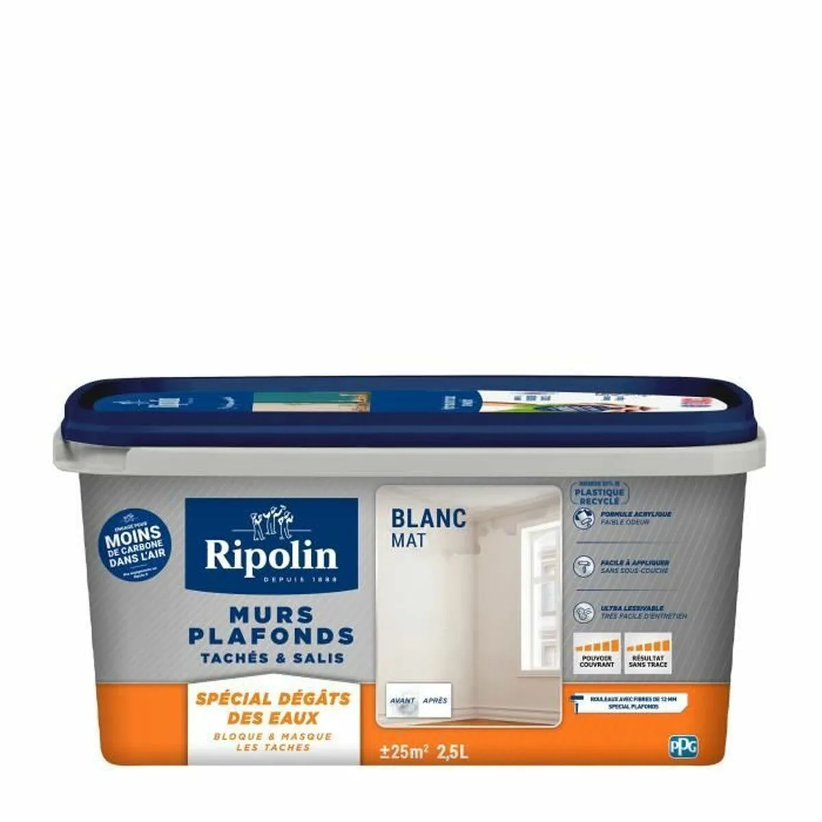 Peinture ripolin blanc 4 kg 20 kg 750 ml 4 l s7101759160. Diaytar, c'est votre éditeur de vie. Nous sélectionnons les produits qui deviendront les chapitres essentiels de votre quotidien.
