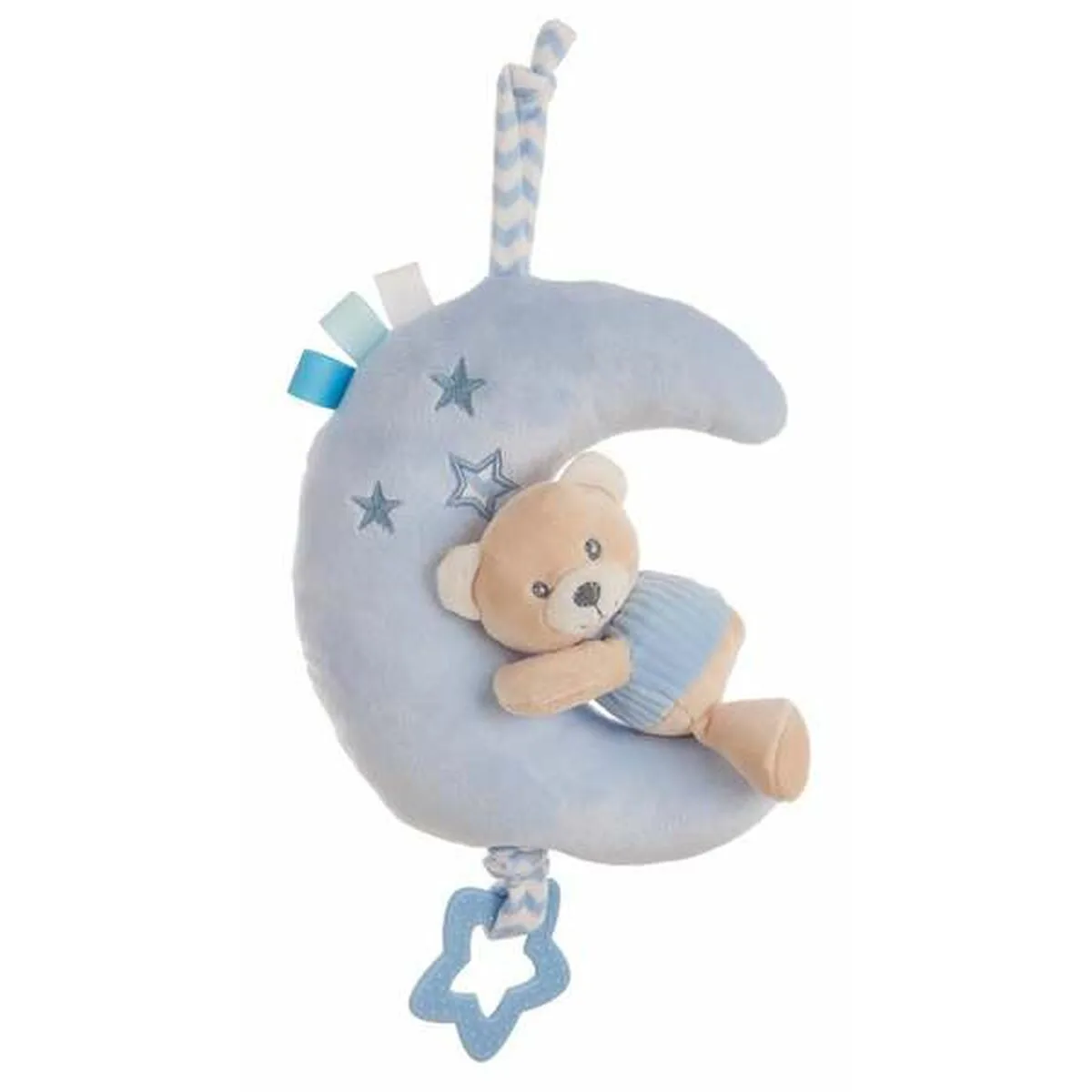 Peluche hochet bleu ours lune velours 25 cm 25cm s242709975. Diaytar, c'est l'art de la sérendipité appliqué au e-commerce : vous venez pour une chose, vous repartez avec l'objet de vos rêves.